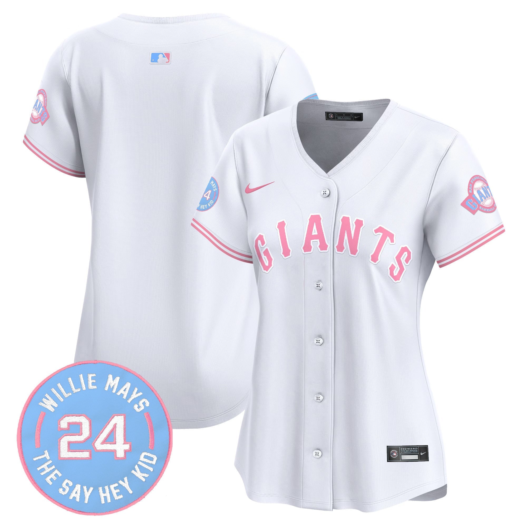 Women’s Unisex San Francisco Bubblegum Pink Vapor Premier Limited Jersey