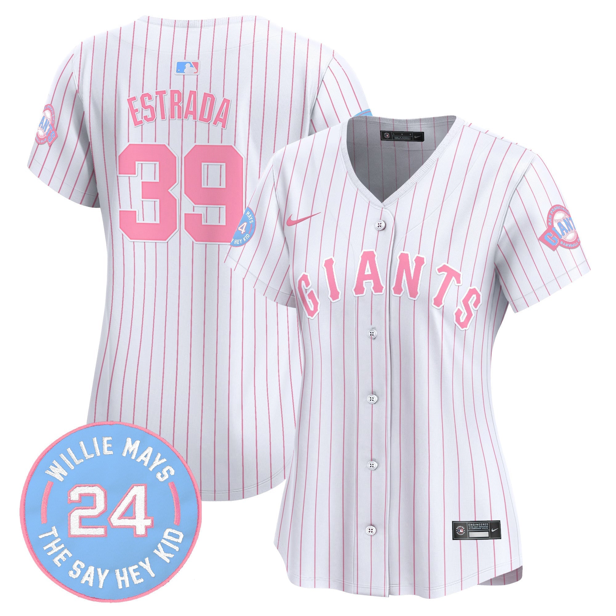 Women’s Unisex San Francisco Bubblegum Pink Vapor Premier Limited Jersey