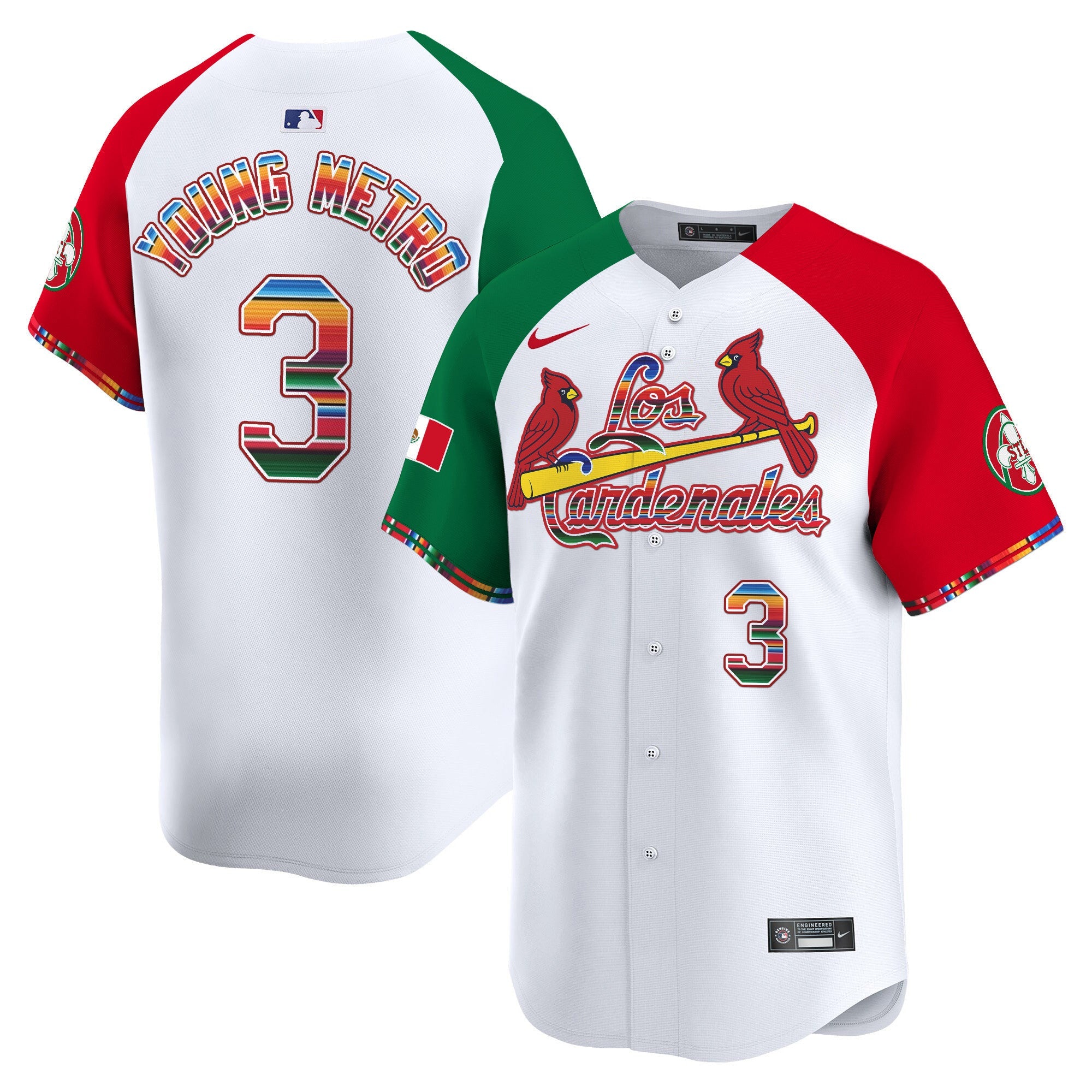 Men’s St. Louis Fiesta Cardenales Vapor Premier Limited Jersey