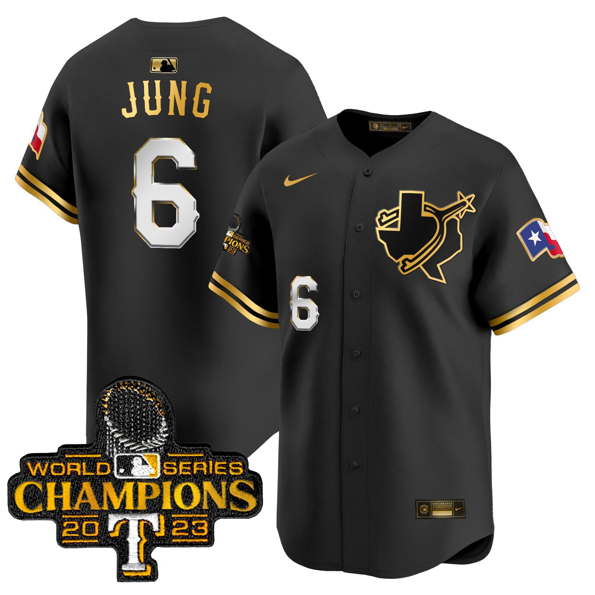 Men’s Texas World Series Champions Vapor Premier Limited Jersey V3