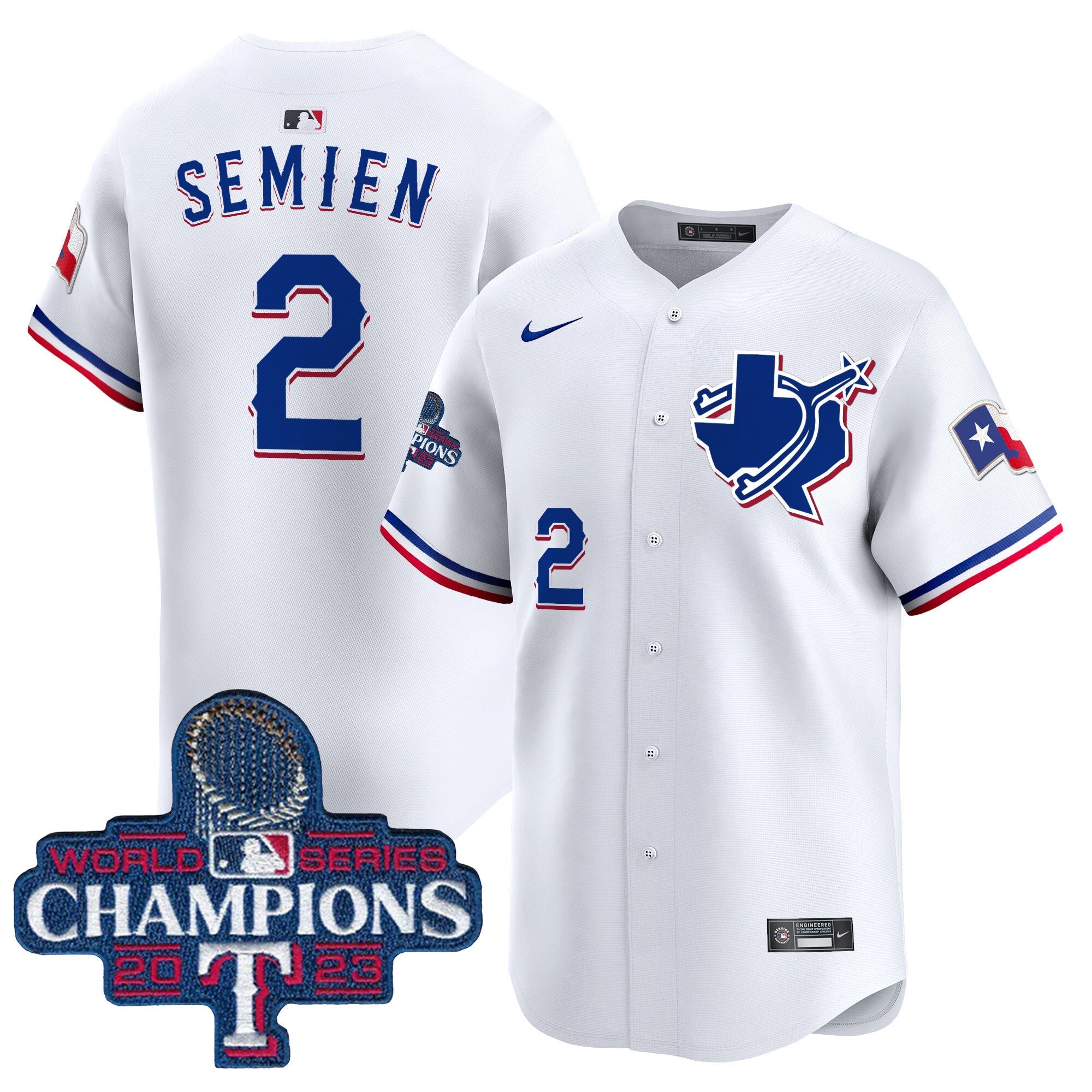 Men’s Texas World Series Champions Vapor Premier Limited Jersey V3