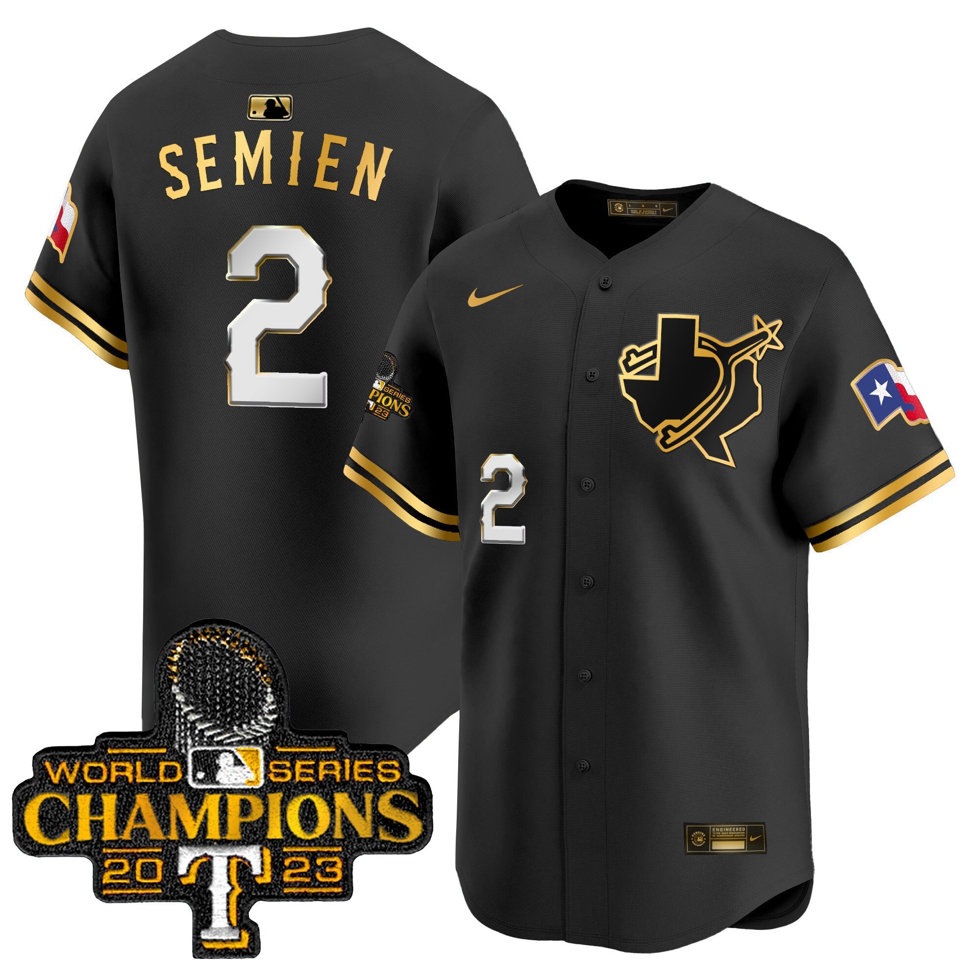 Men’s Texas World Series Champions Vapor Premier Limited Jersey V3