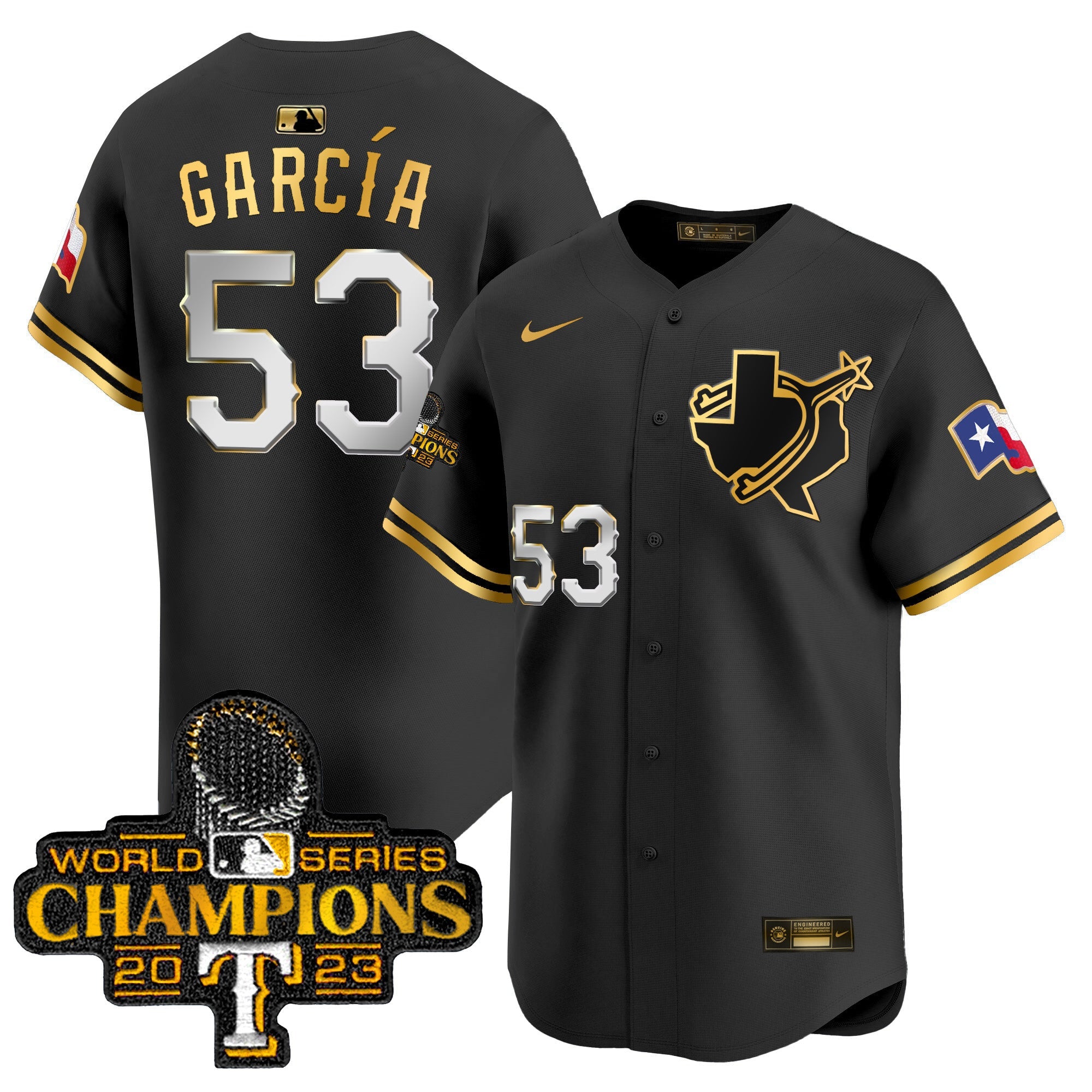 Men’s Texas World Series Champions Vapor Premier Limited Jersey V3