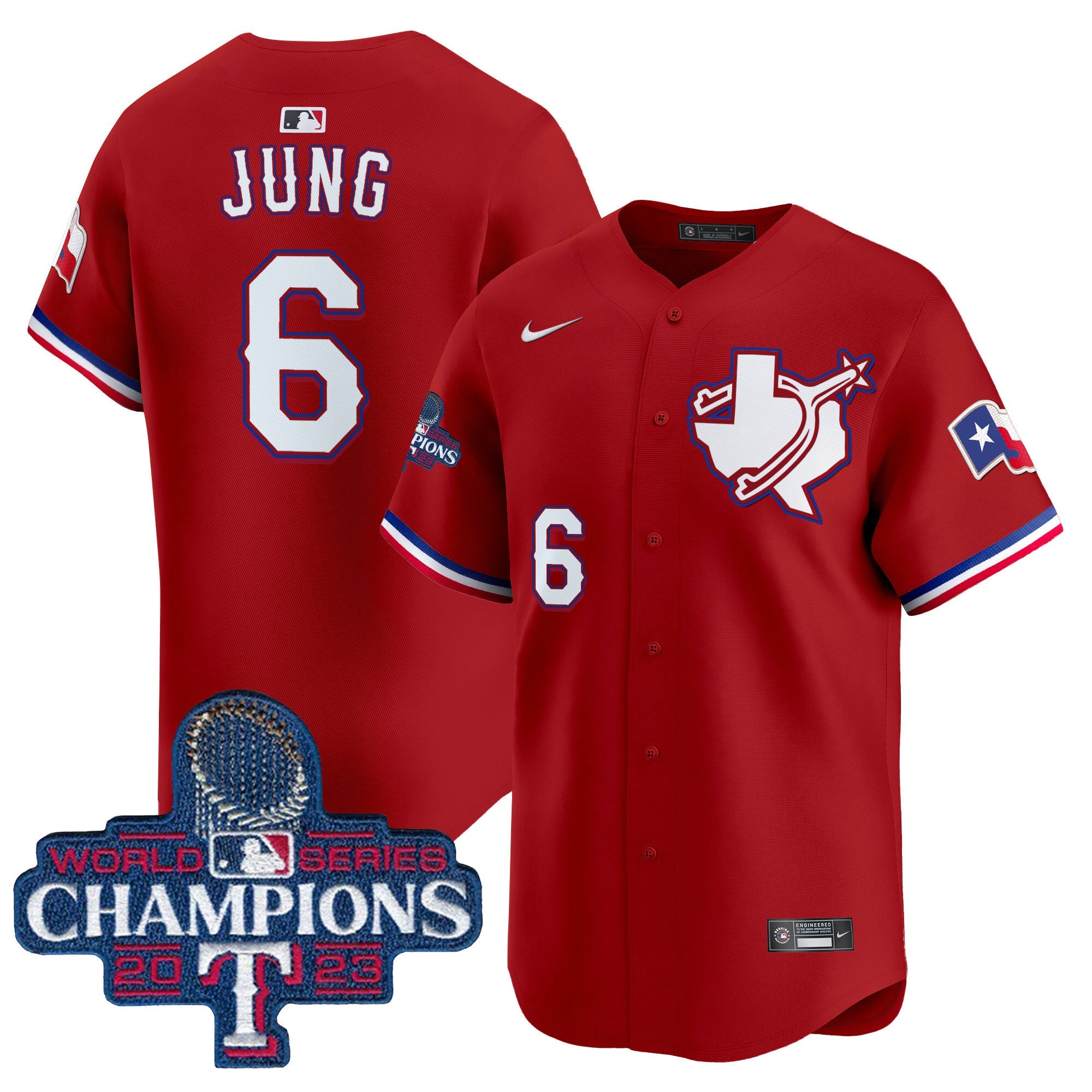 Men’s Texas World Series Champions Vapor Premier Limited Jersey V3