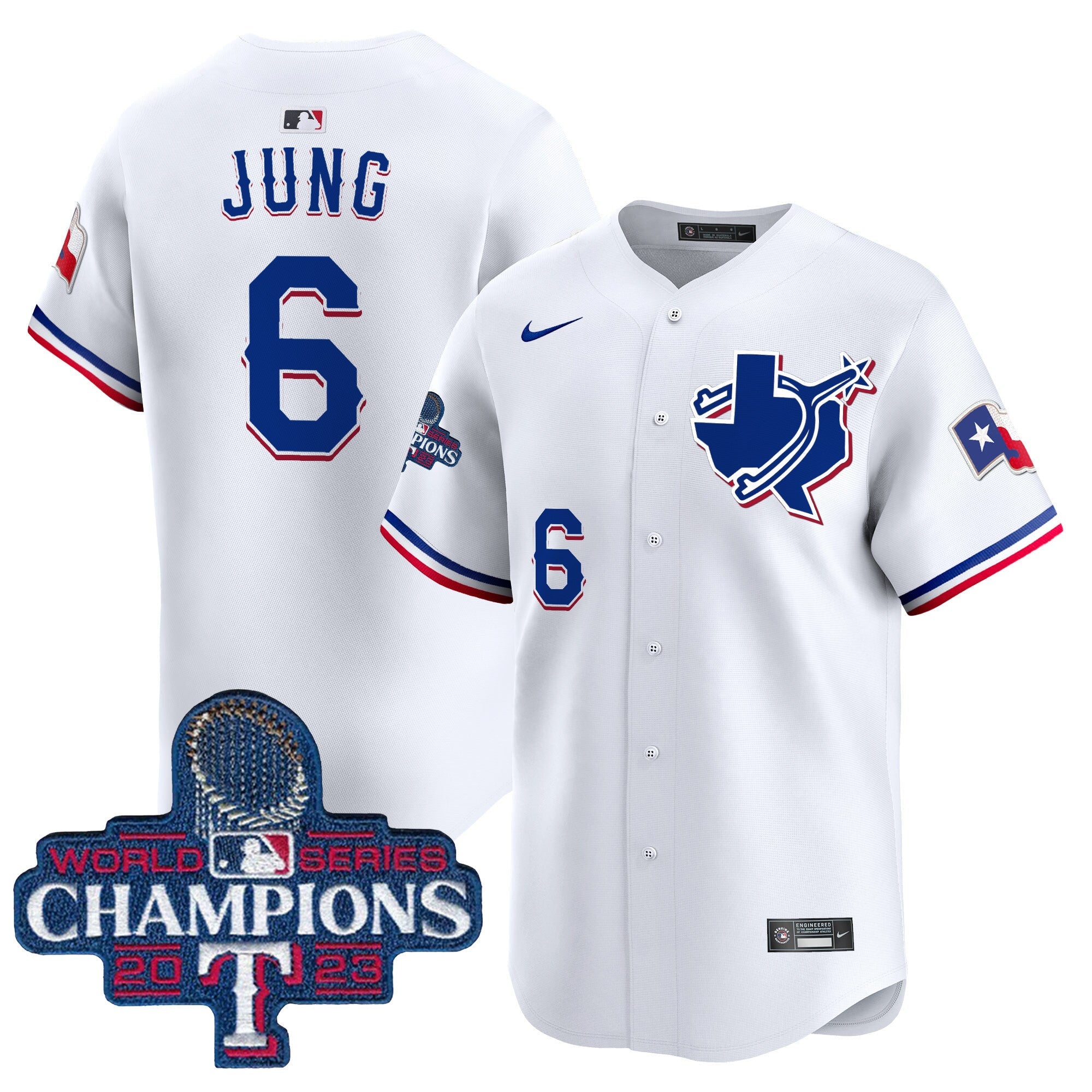 Men’s Texas World Series Champions Vapor Premier Limited Jersey V3