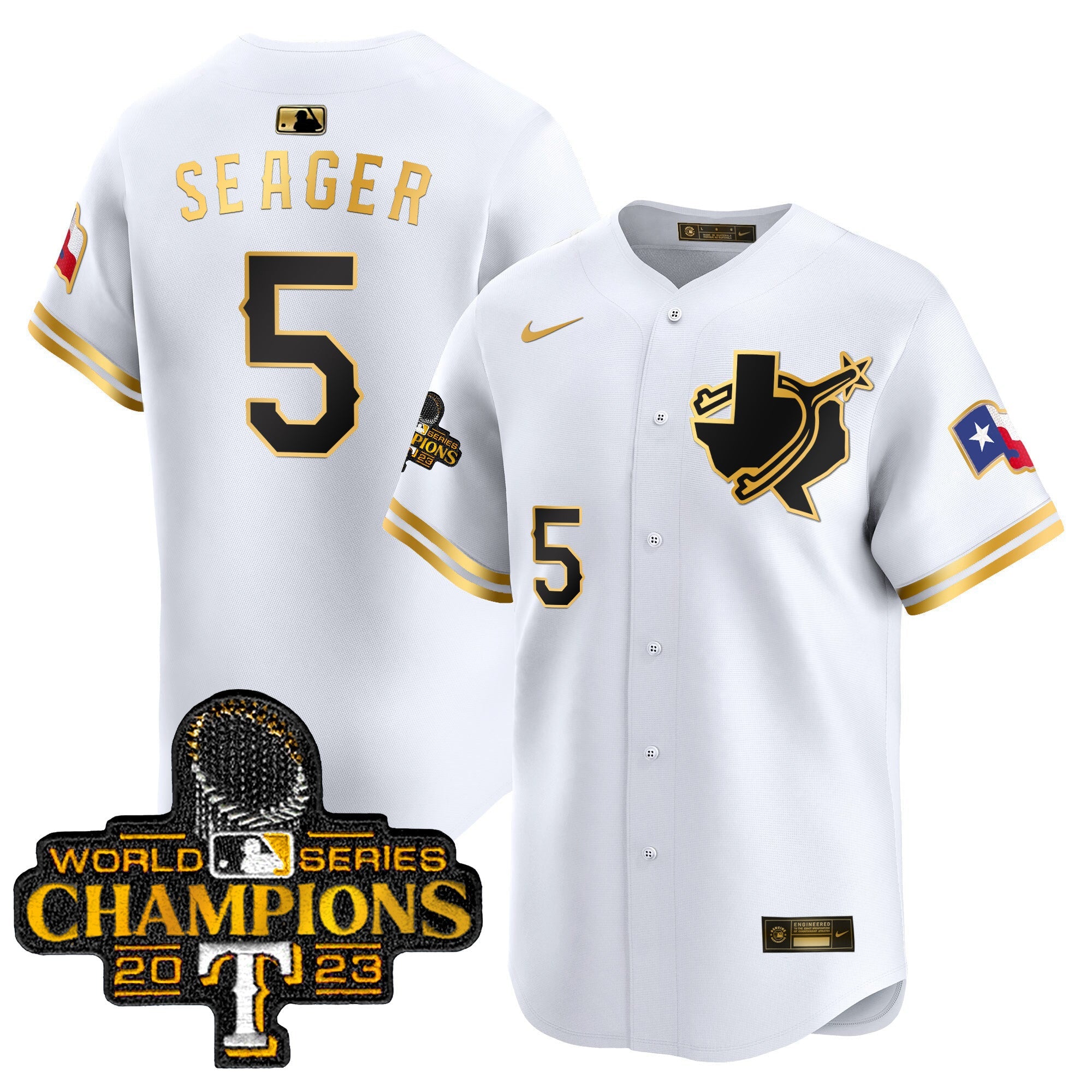 Men’s Texas World Series Champions Vapor Premier Limited Jersey V3
