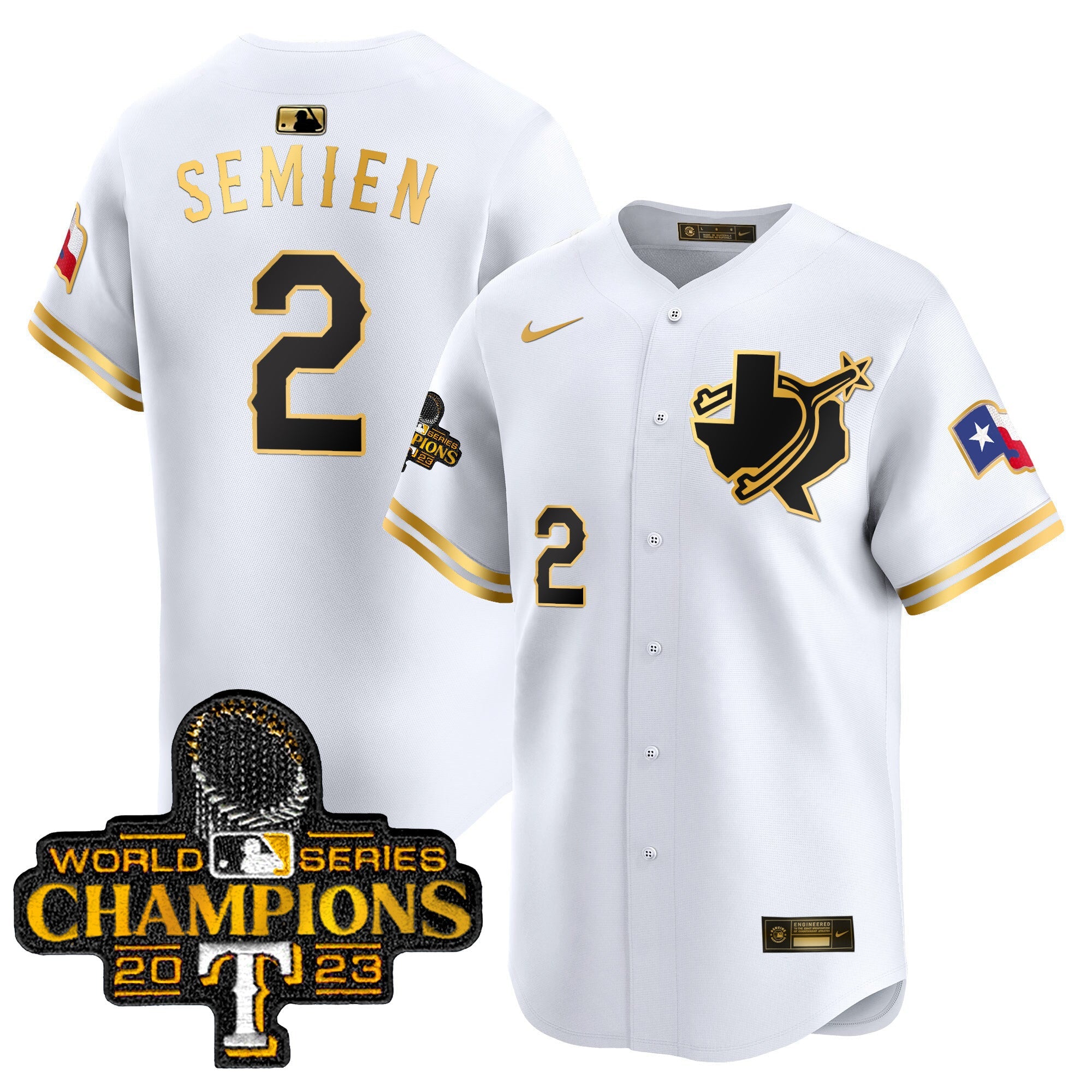 Men’s Texas World Series Champions Vapor Premier Limited Jersey V3