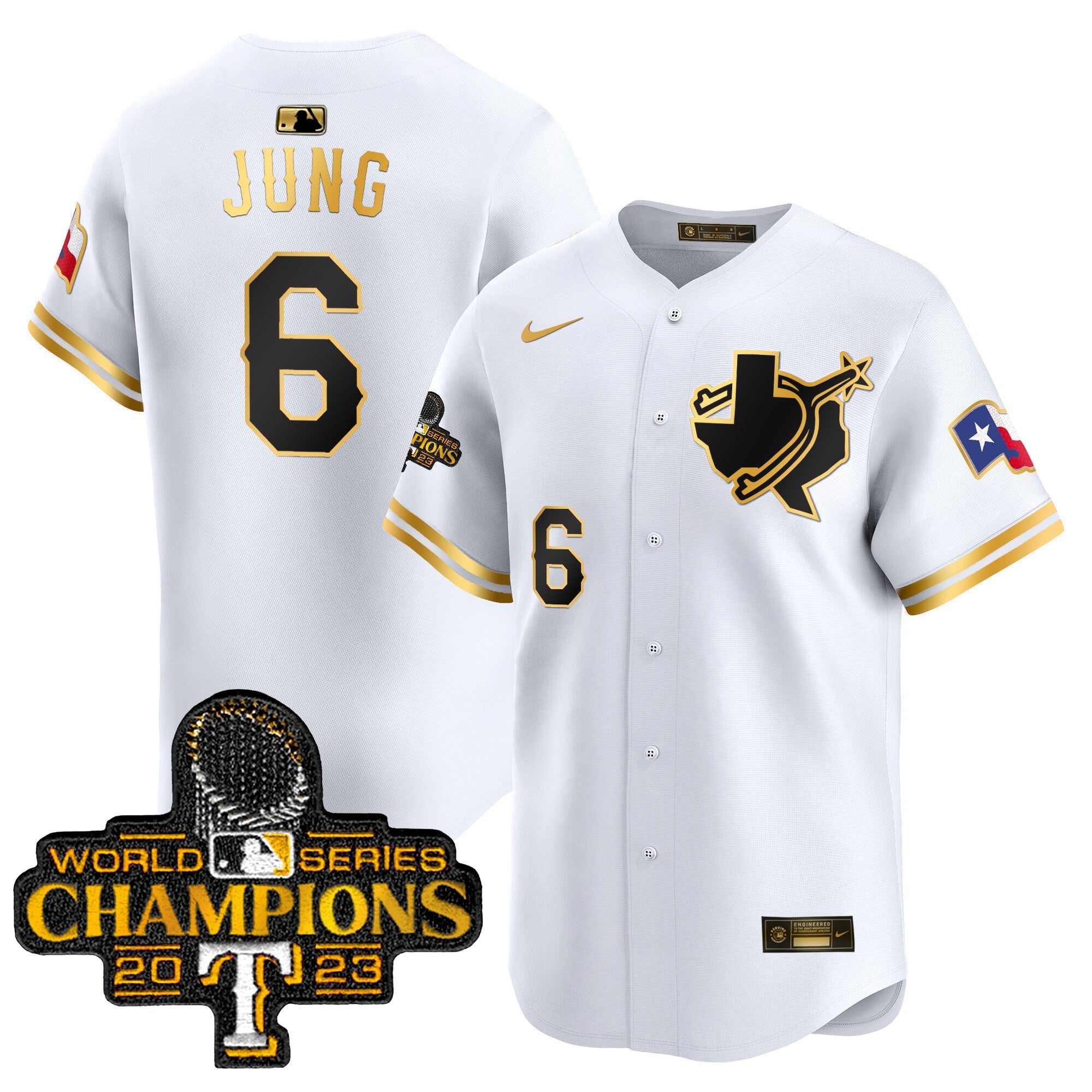 Men’s Texas World Series Champions Vapor Premier Limited Jersey V3