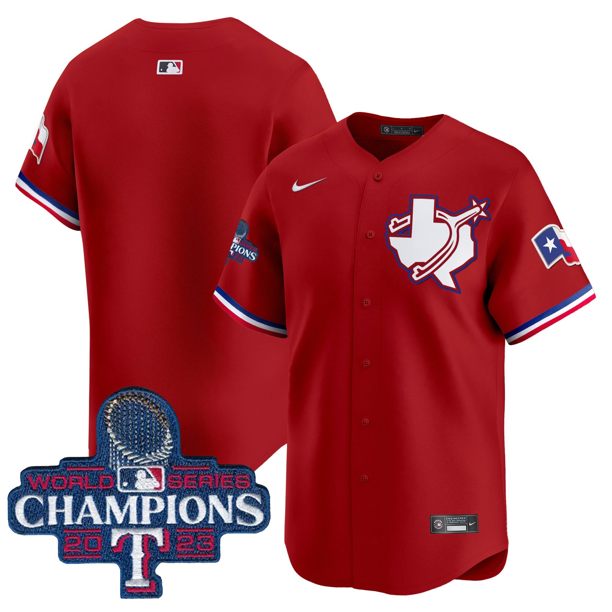 Men’s Texas World Series Champions Vapor Premier Limited Jersey V3