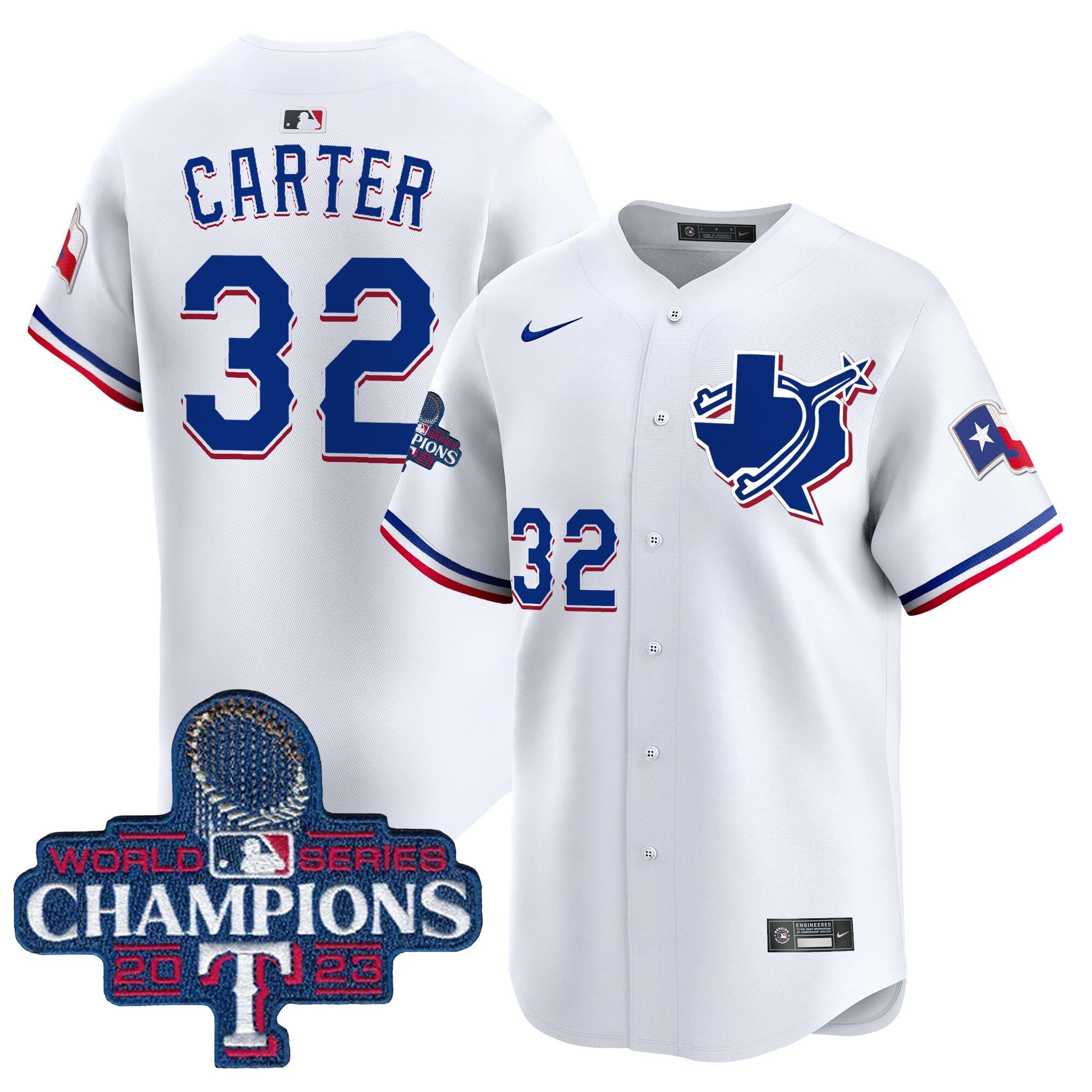 Men’s Texas World Series Champions Vapor Premier Limited Jersey V3
