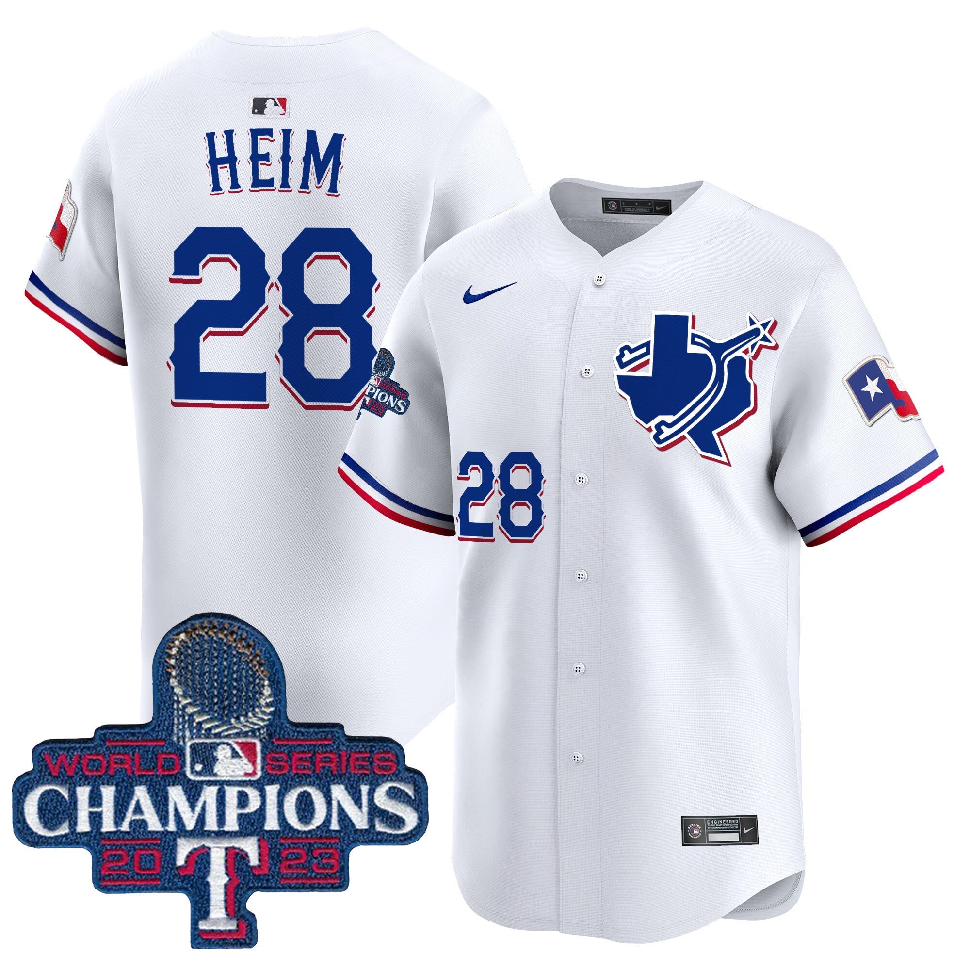 Men’s Texas World Series Champions Vapor Premier Limited Jersey V3