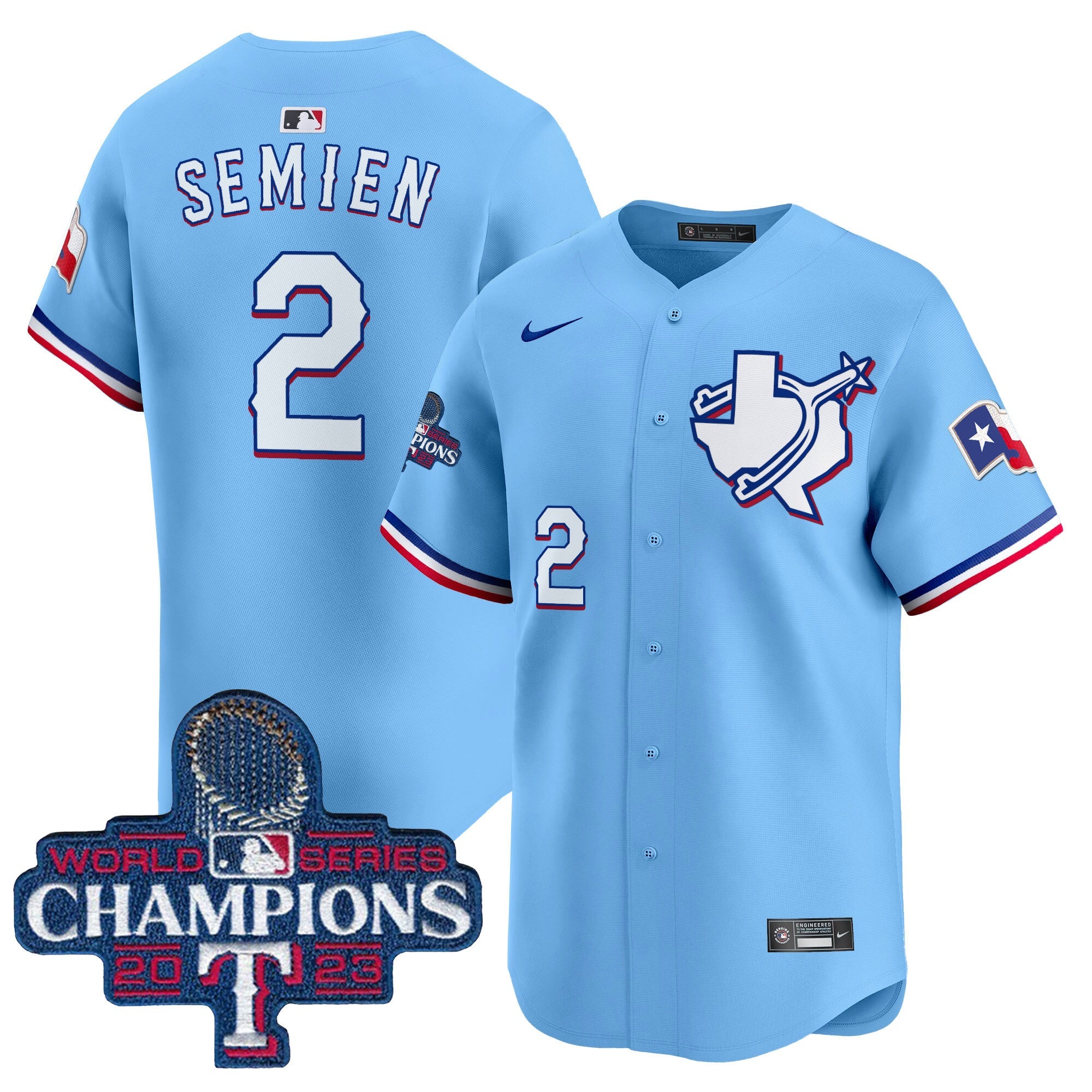 Men’s Texas World Series Champions Vapor Premier Limited Jersey V3