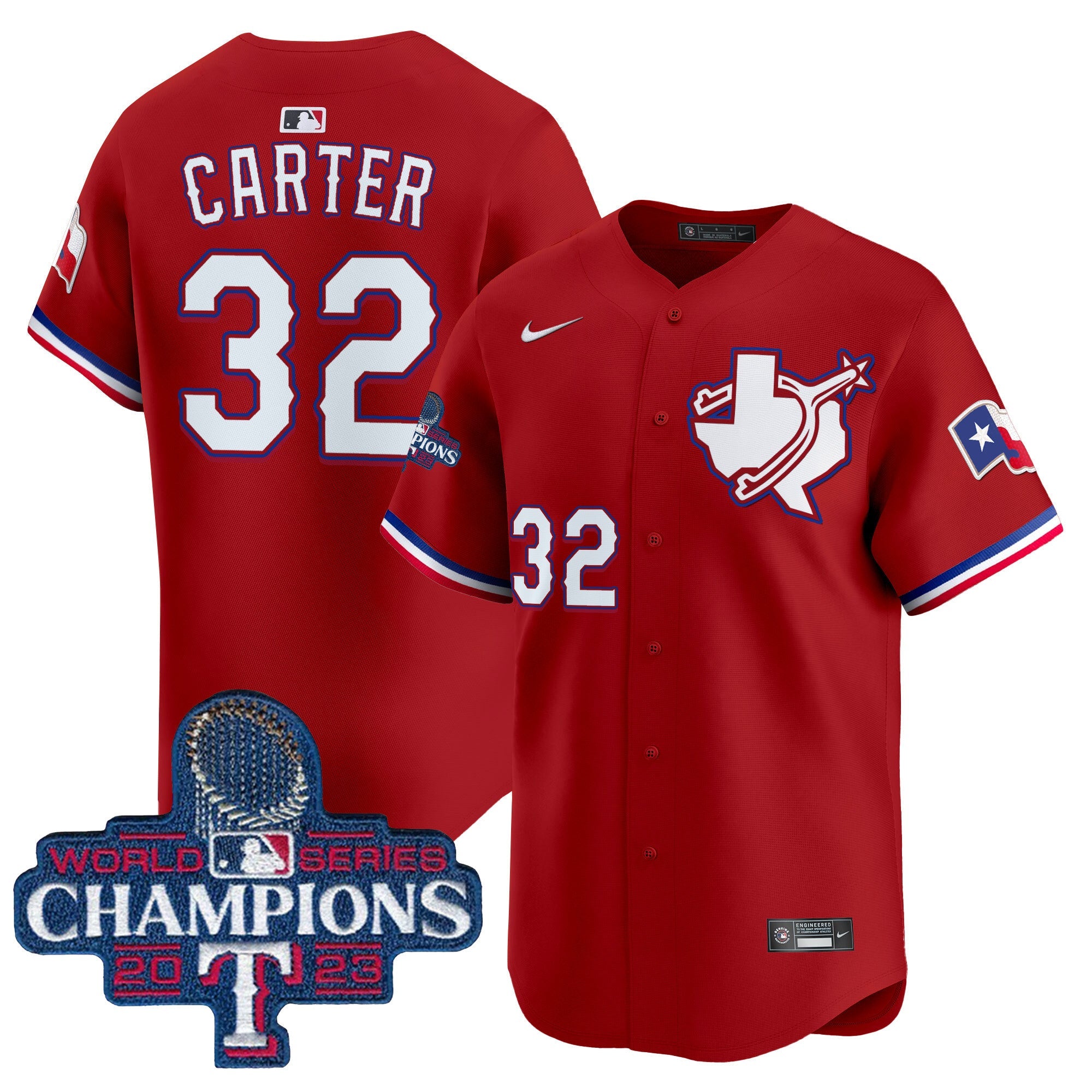 Men’s Texas World Series Champions Vapor Premier Limited Jersey V3