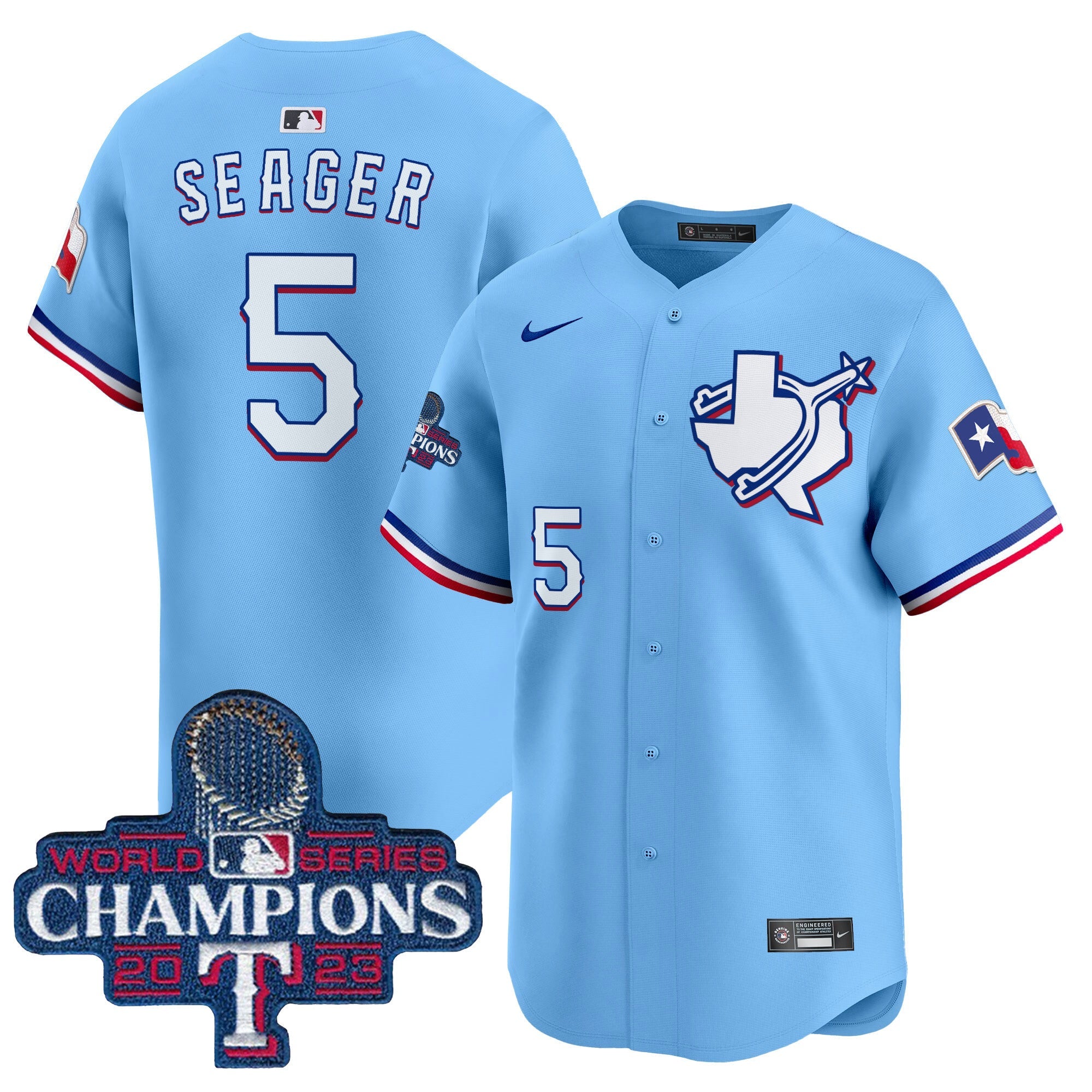 Men’s Texas World Series Champions Vapor Premier Limited Jersey V3