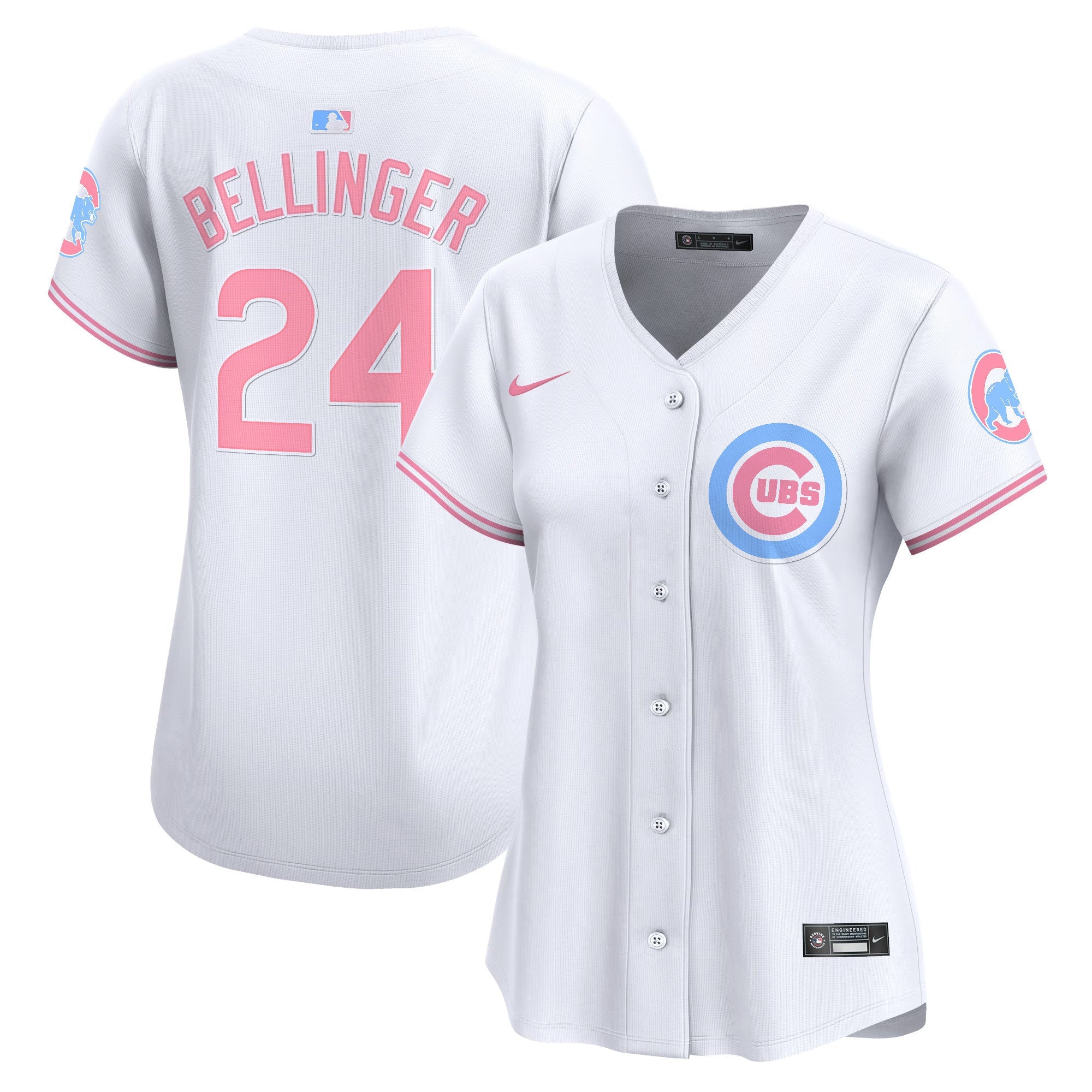 Women’s Chicago Bubblegum Pink Vapor Premier Limited Jersey