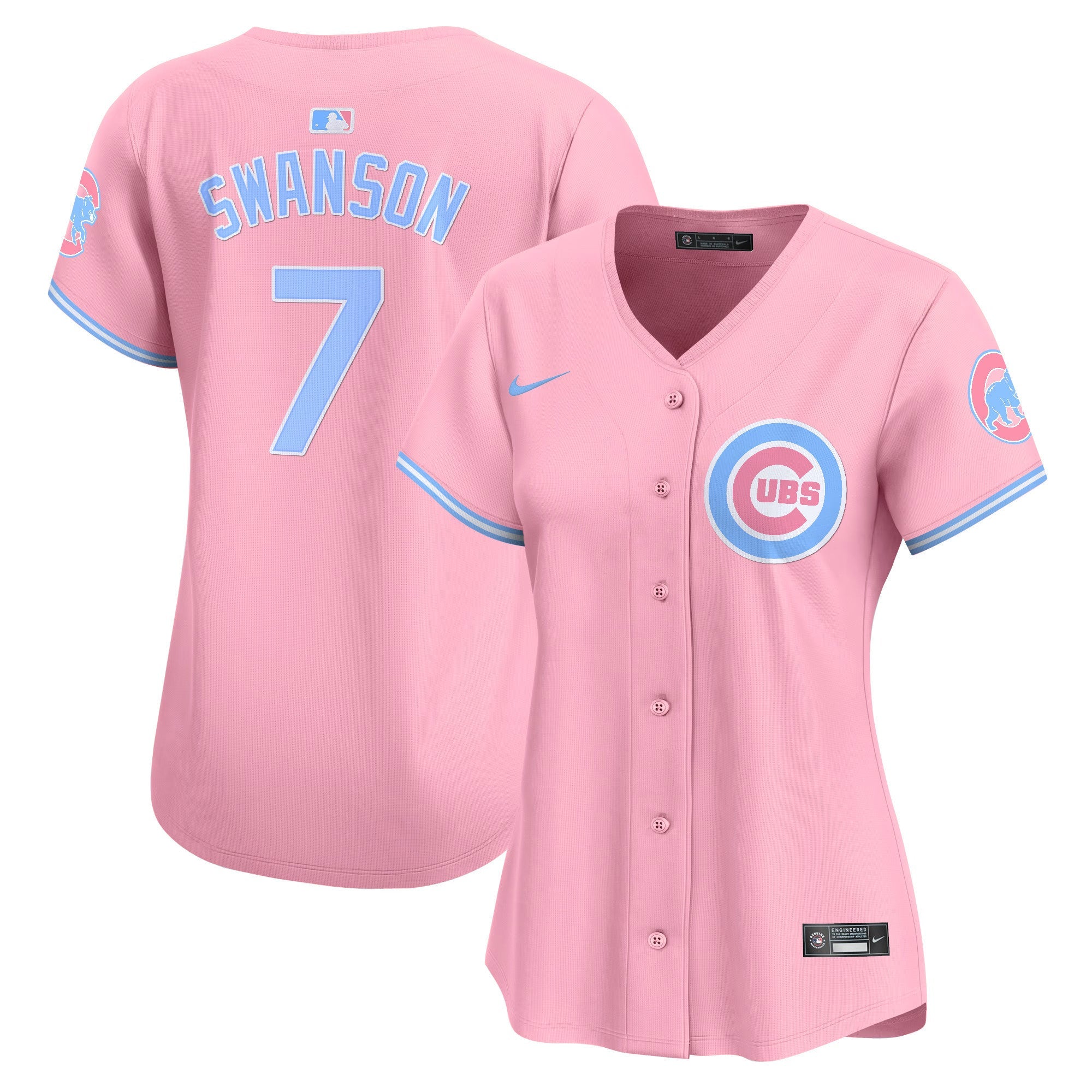 Women’s Chicago Bubblegum Pink Vapor Premier Limited Jersey