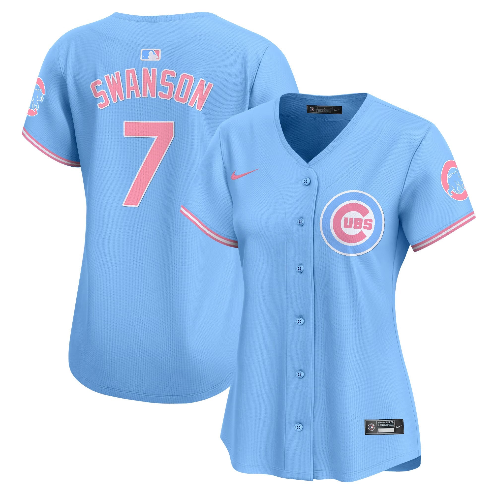 Women’s Chicago Bubblegum Pink Vapor Premier Limited Jersey