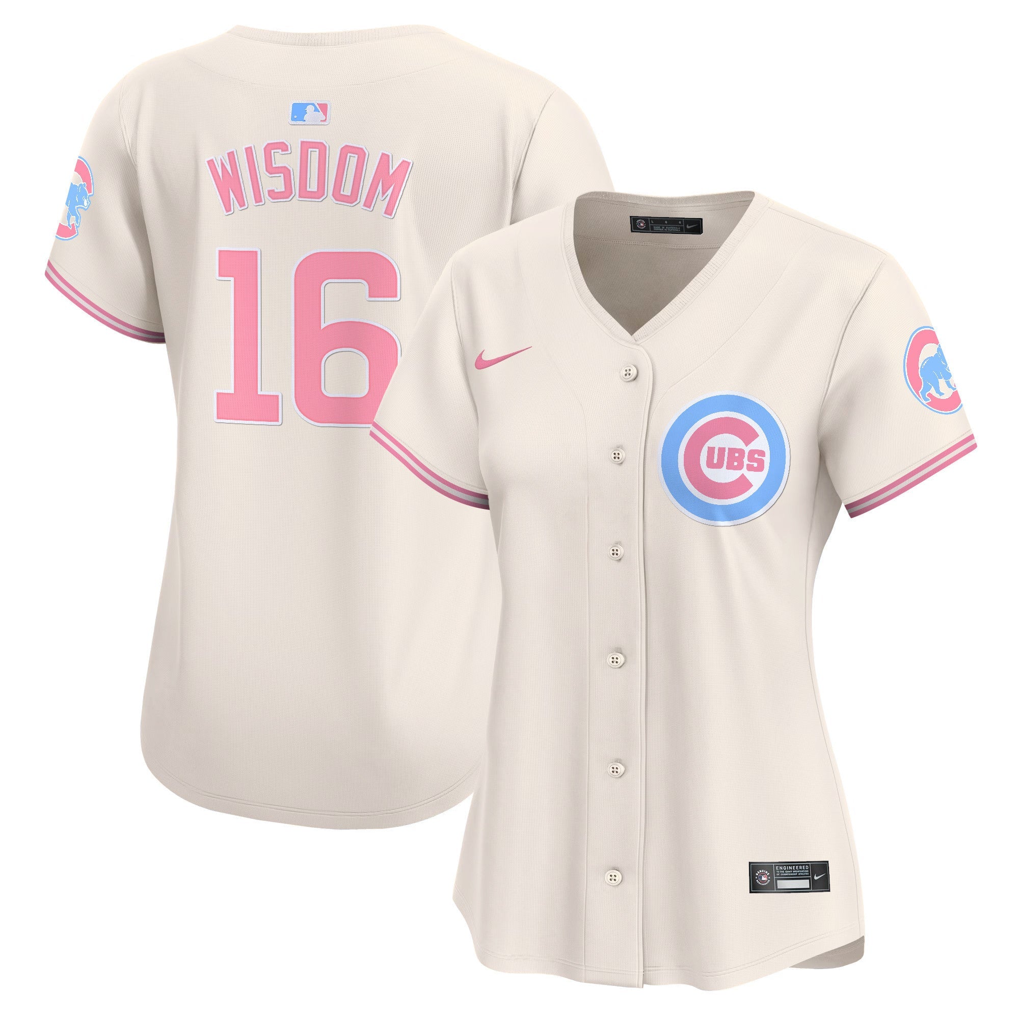Women’s Chicago Bubblegum Pink Vapor Premier Limited Jersey