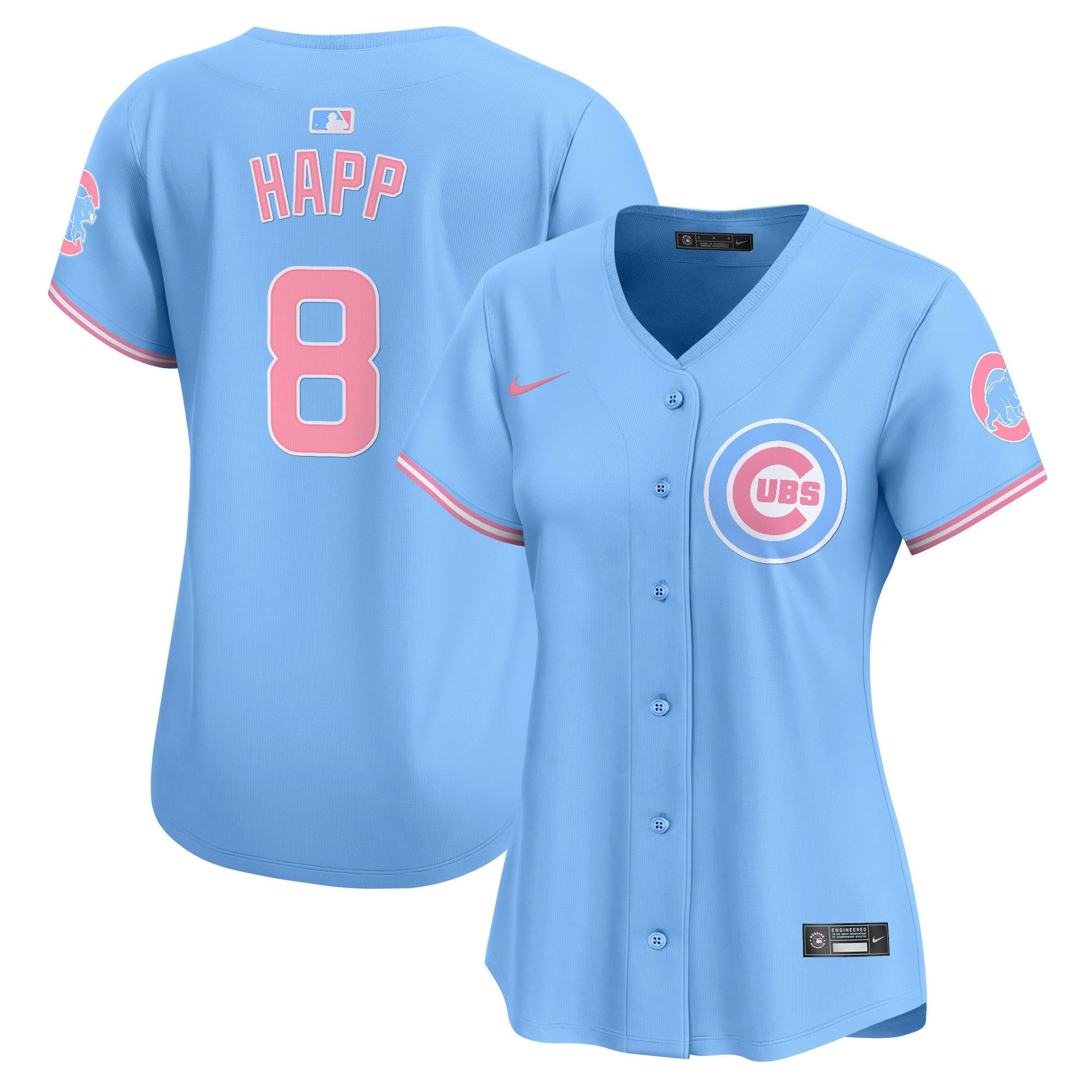 Women’s Chicago Bubblegum Pink Vapor Premier Limited Jersey