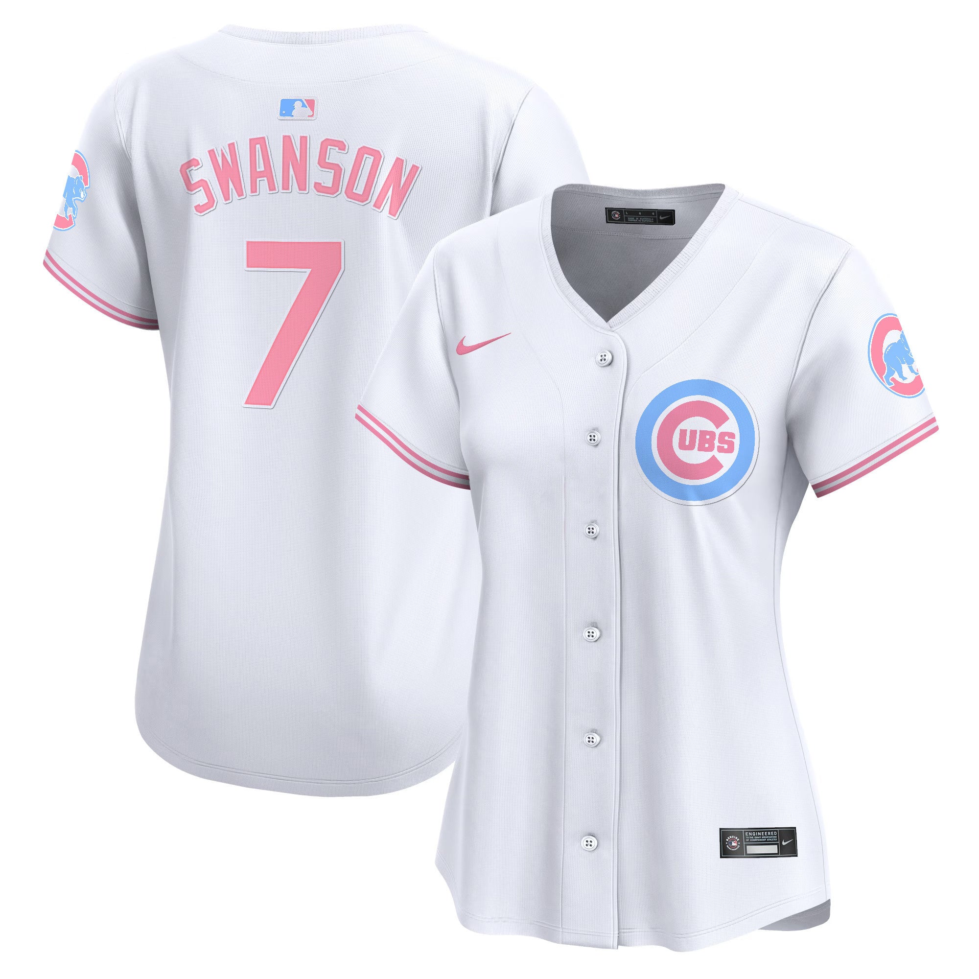 Women’s Chicago Bubblegum Pink Vapor Premier Limited Jersey