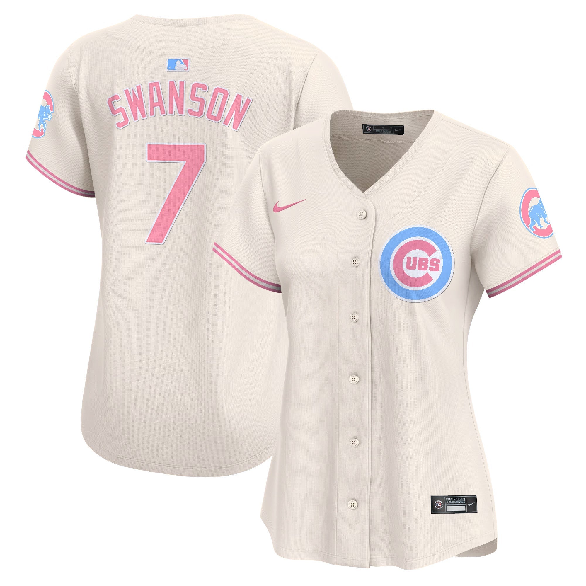 Women’s Chicago Bubblegum Pink Vapor Premier Limited Jersey