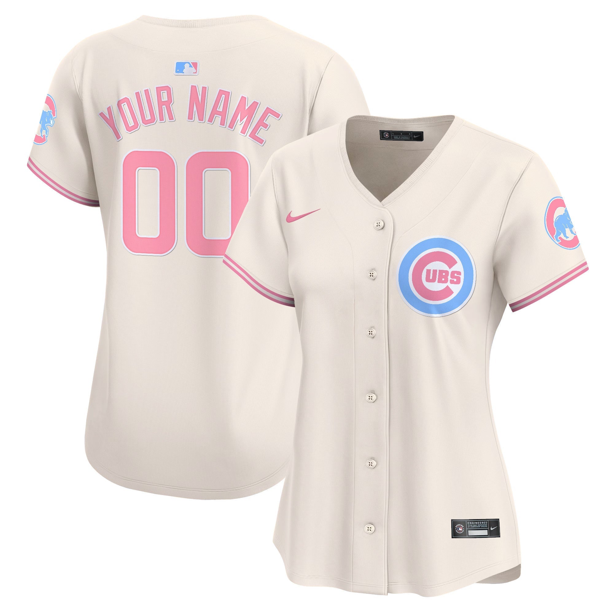 Chicago Bubblegum Pink Vapor Premier Limited Custom Jersey