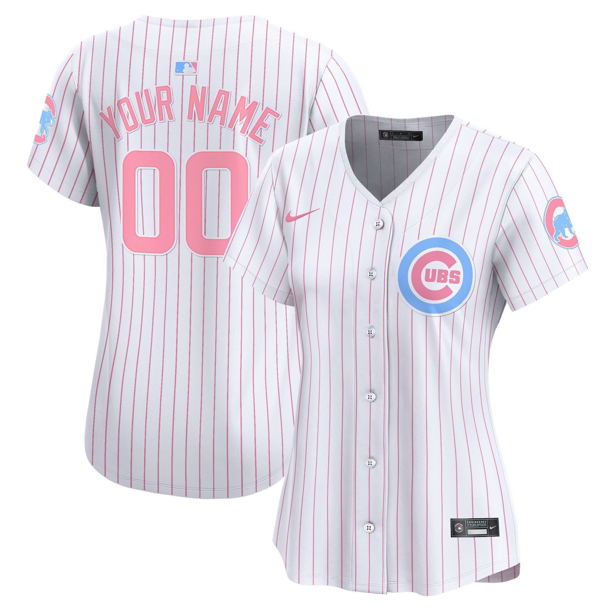 Chicago Bubblegum Pink Vapor Premier Limited Custom Jersey