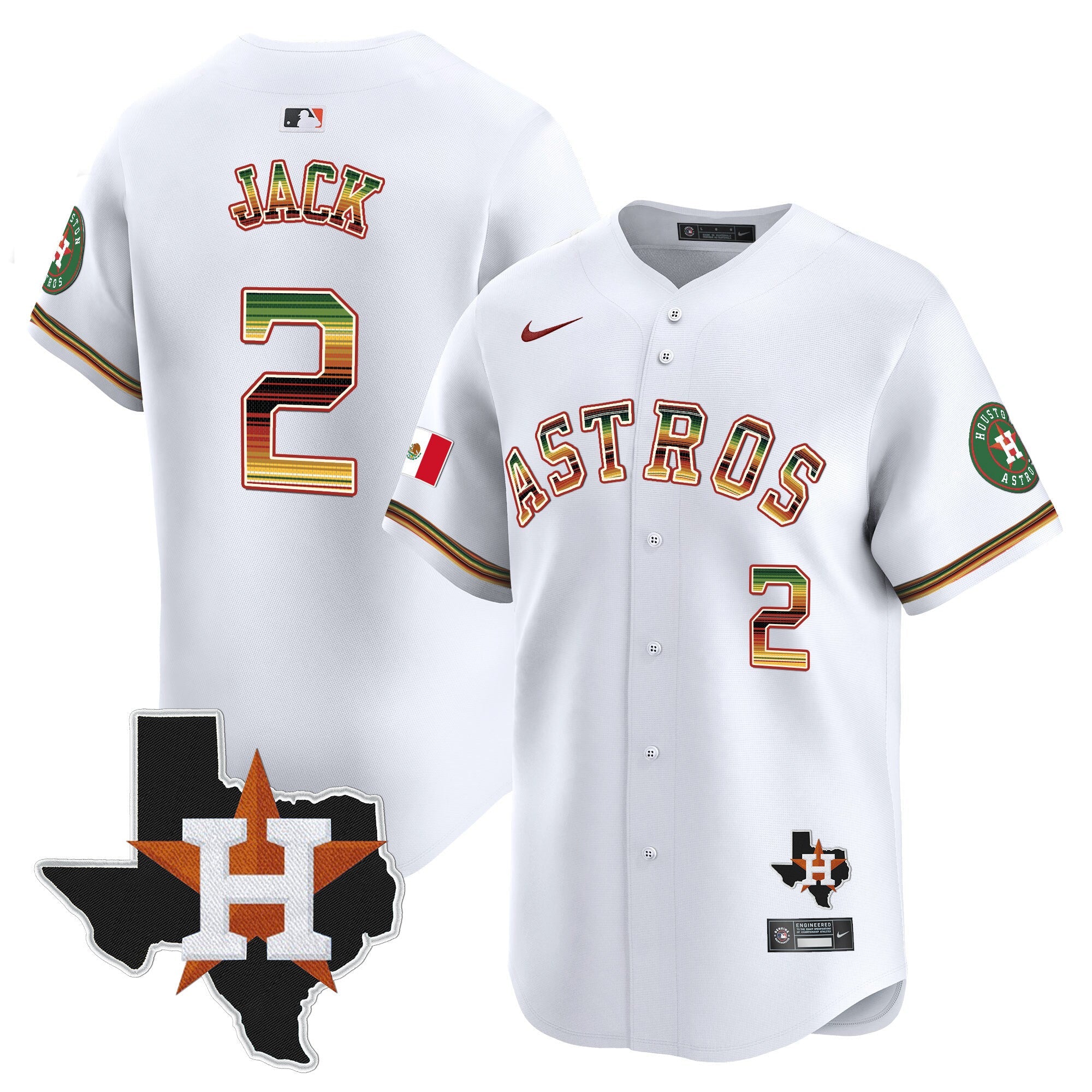 Men’s Houston Mexico Traditional Style Vapor Premier Limited Jersey