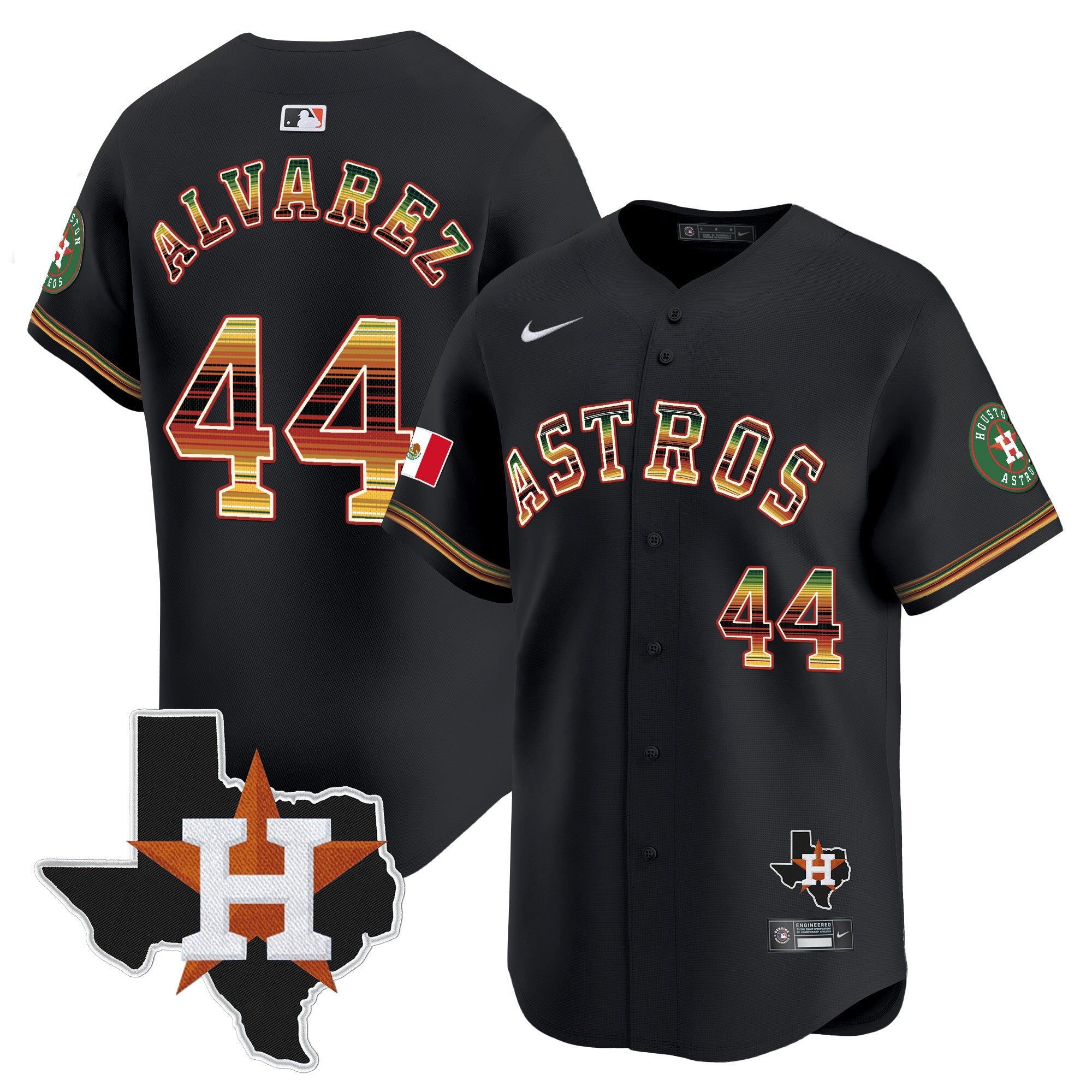 Men’s Houston Mexico Traditional Style Vapor Premier Limited Jersey