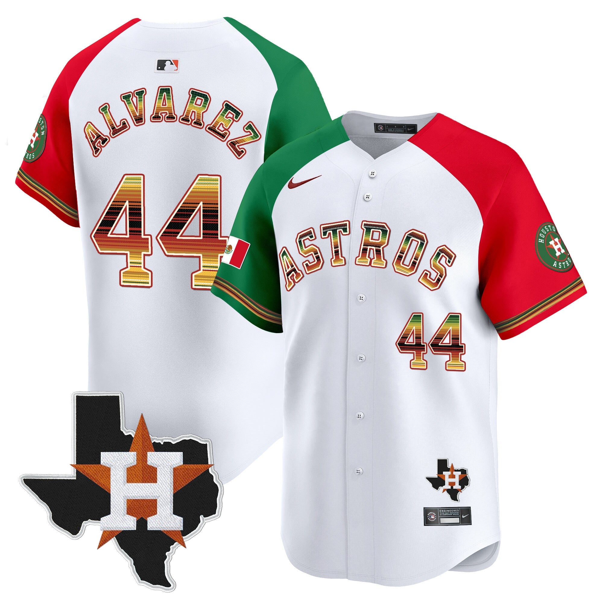 Men’s Houston Mexico Traditional Style Vapor Premier Limited Jersey