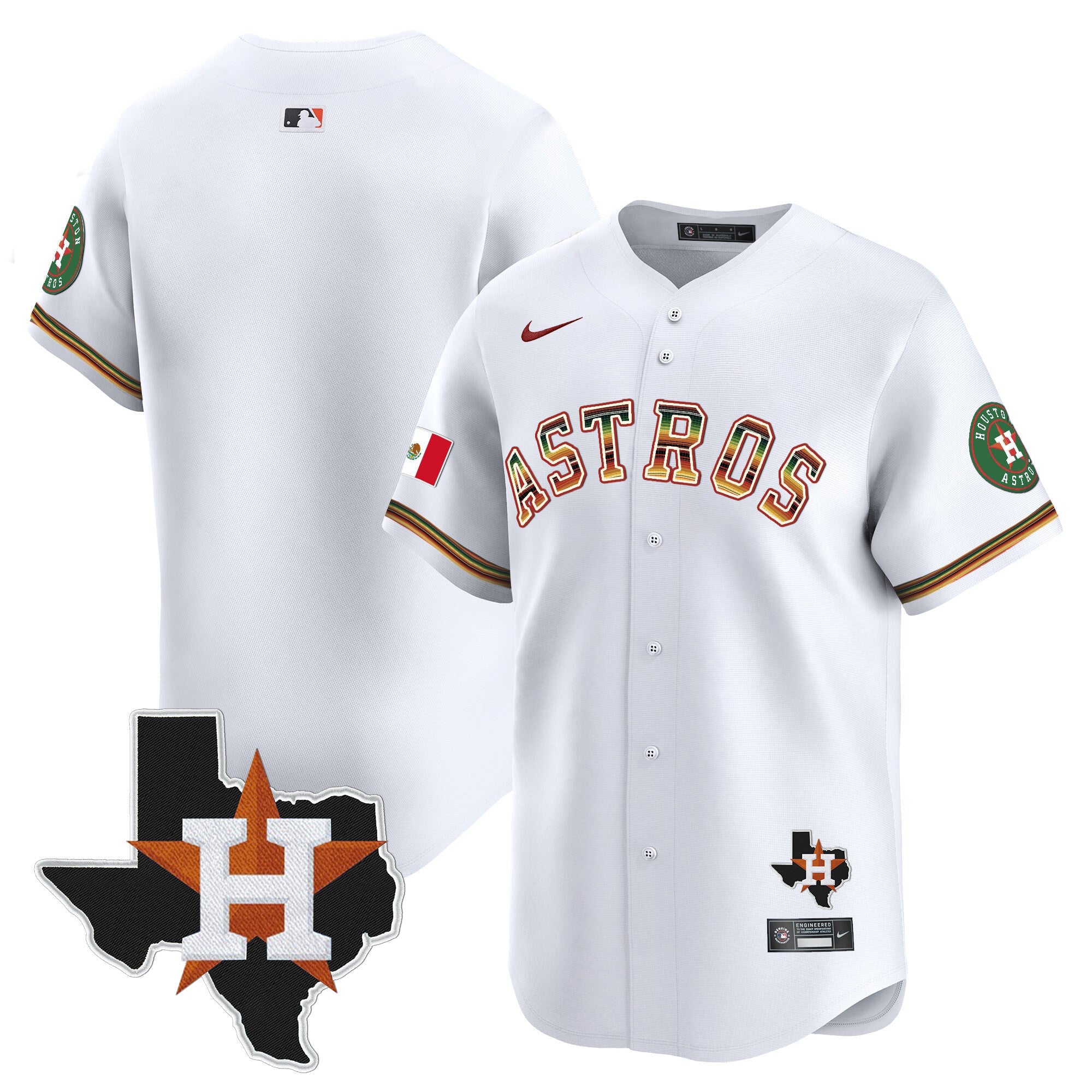 Men’s Houston Mexico Traditional Style Vapor Premier Limited Jersey