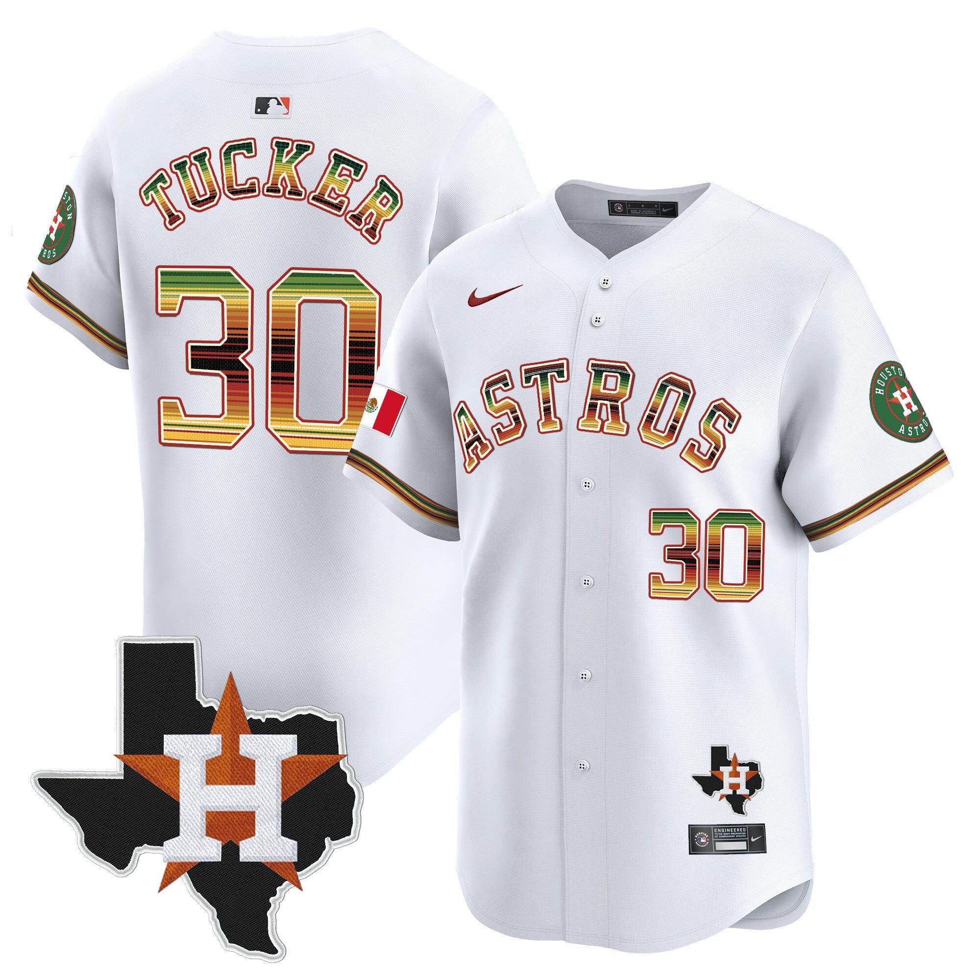 Men’s Houston Mexico Traditional Style Vapor Premier Limited Jersey