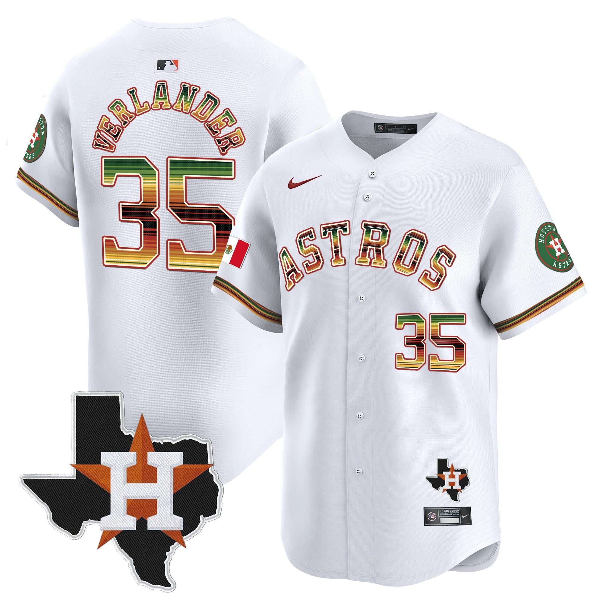 Men’s Houston Mexico Traditional Style Vapor Premier Limited Jersey