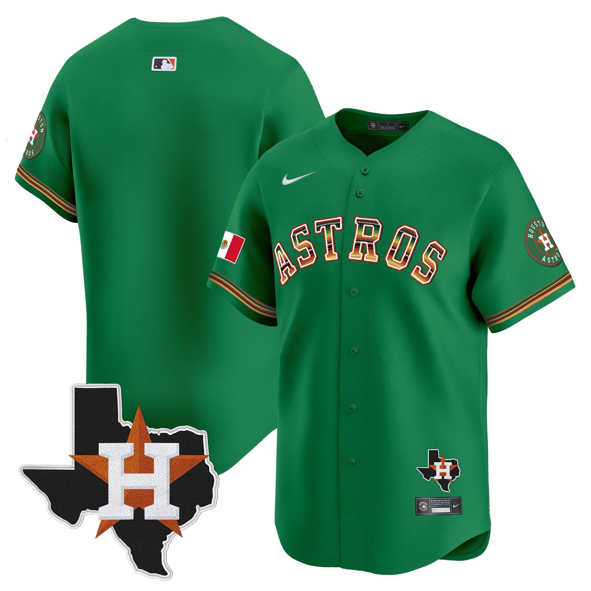 Men’s Houston Mexico Traditional Style Vapor Premier Limited Jersey