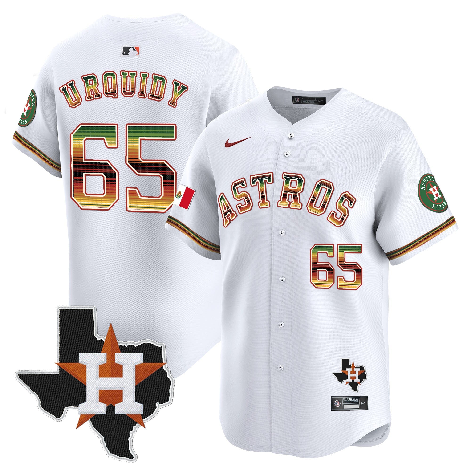 Men’s Houston Mexico Traditional Style Vapor Premier Limited Jersey