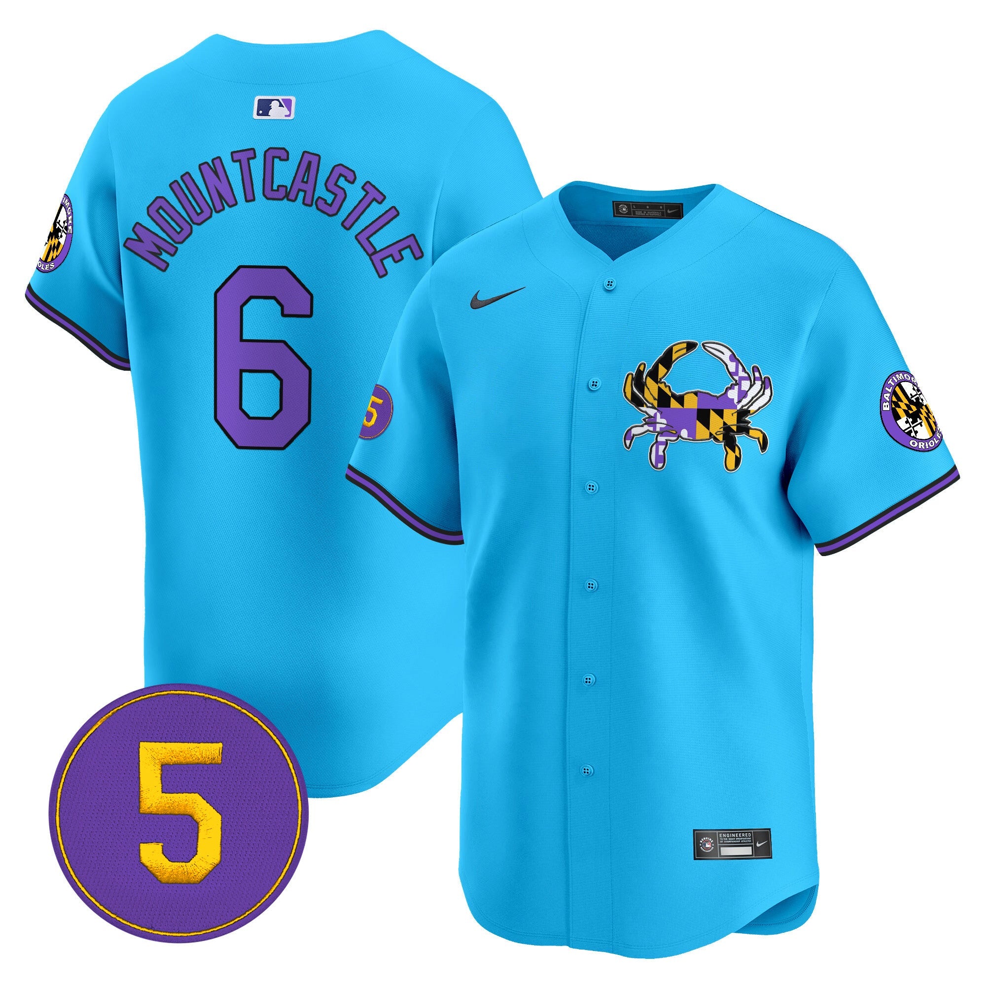 Men’s Baltimore Purple Vapor Premier Limited Jersey
