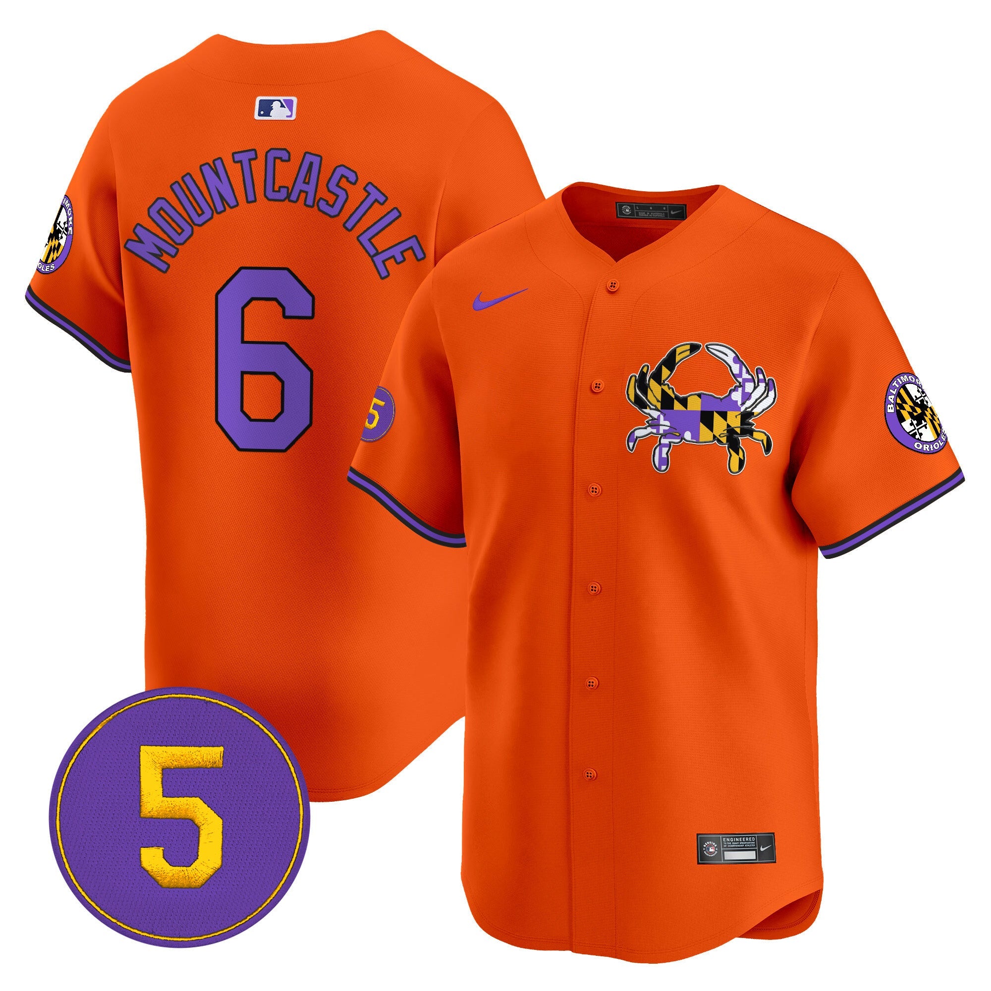 Men’s Baltimore Purple Vapor Premier Limited Jersey