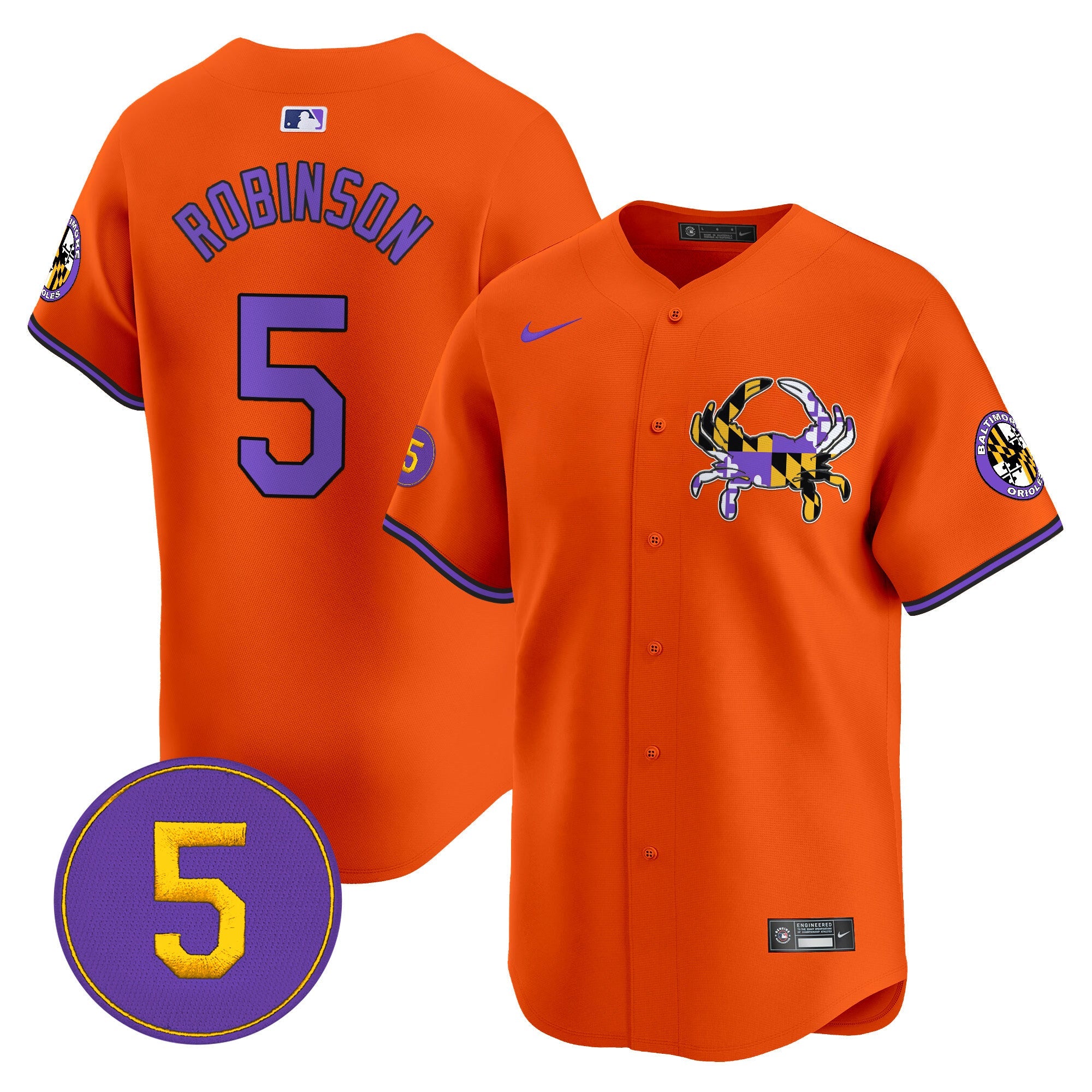 Men’s Baltimore Purple Vapor Premier Limited Jersey