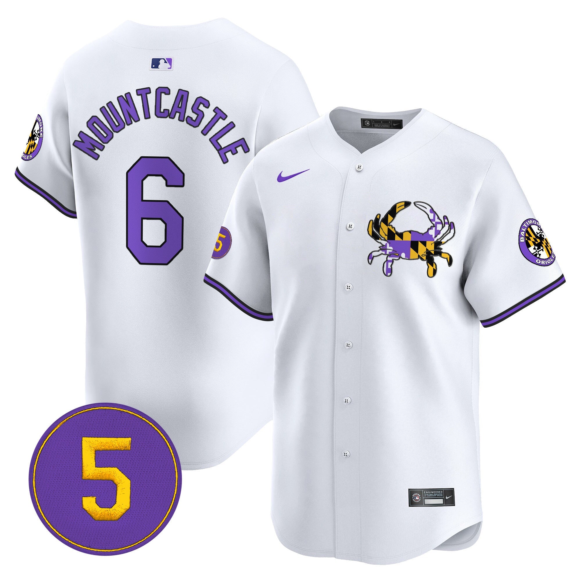 Men’s Baltimore Purple Vapor Premier Limited Jersey
