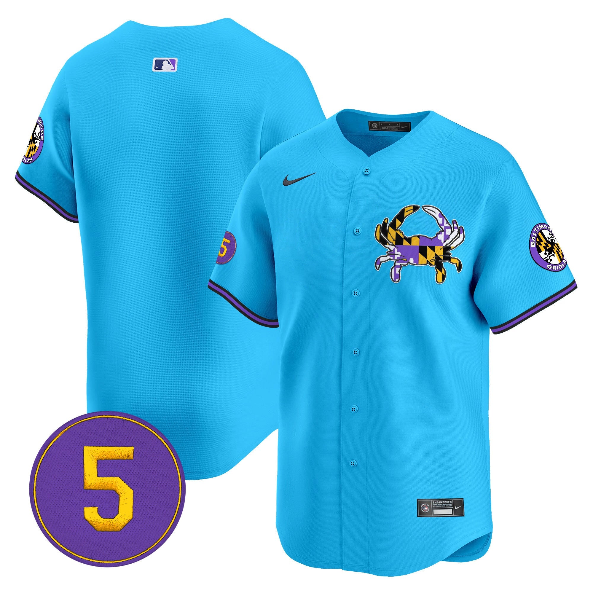 Men’s Baltimore Purple Vapor Premier Limited Jersey