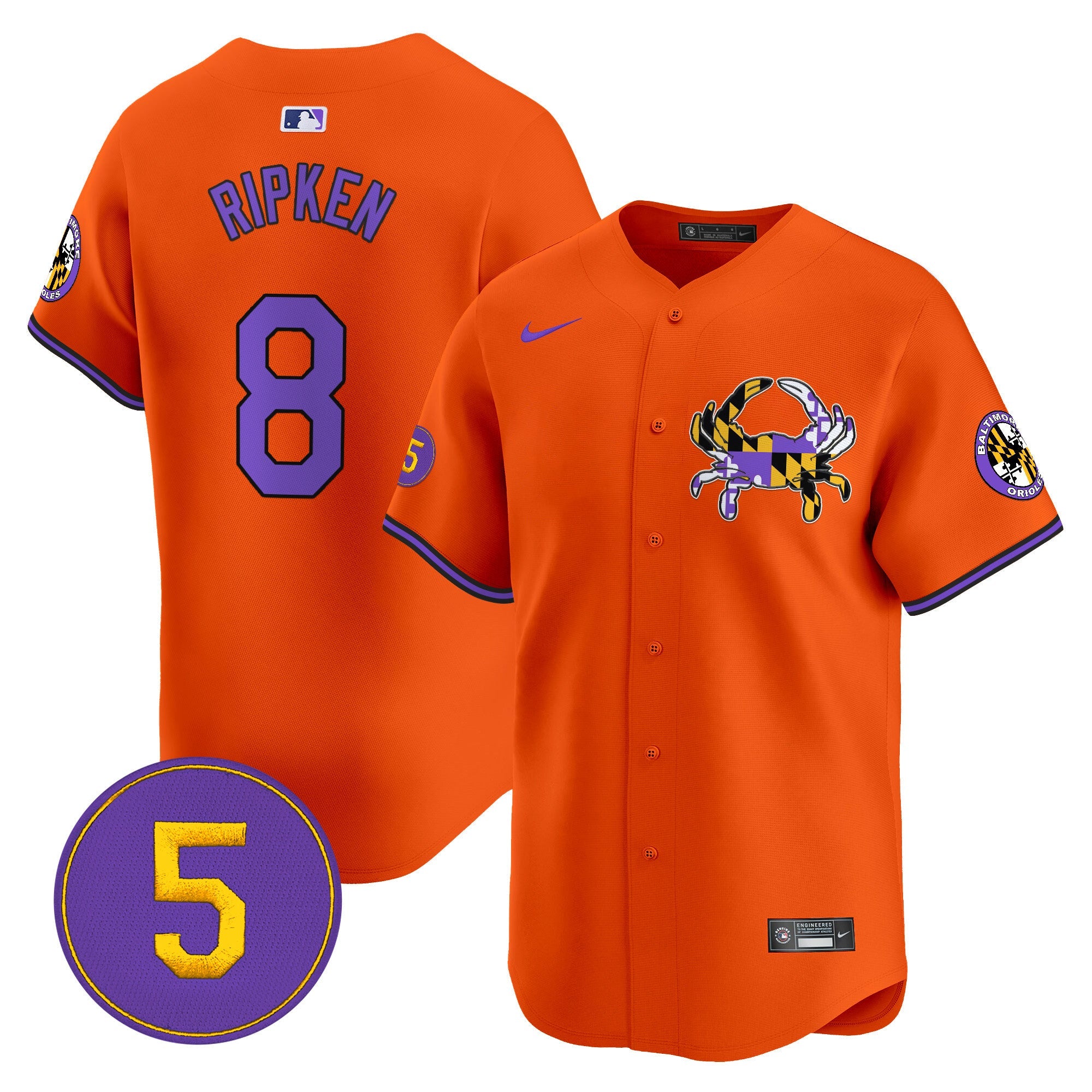 Men’s Baltimore Purple Vapor Premier Limited Jersey
