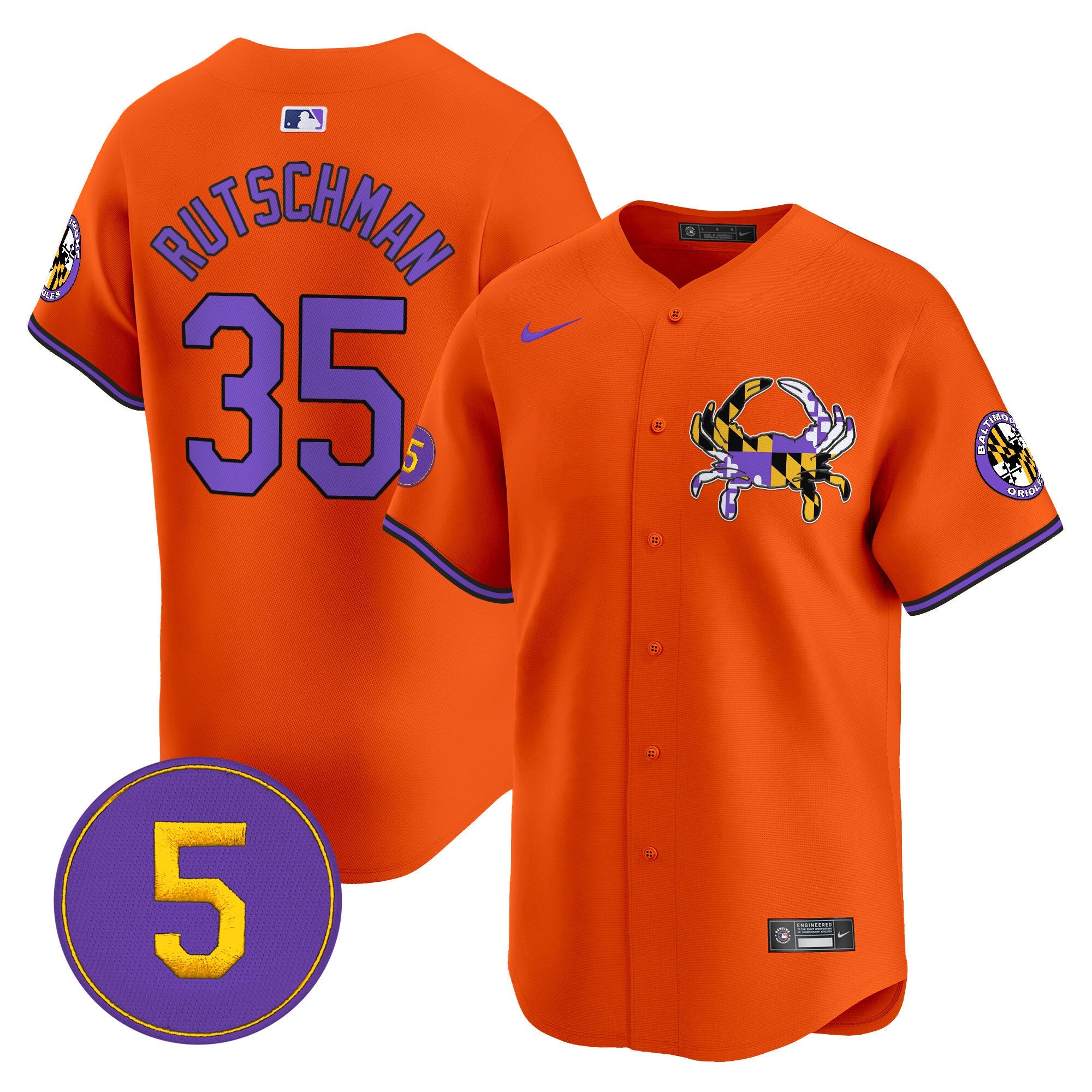 Men’s Baltimore Purple Vapor Premier Limited Jersey