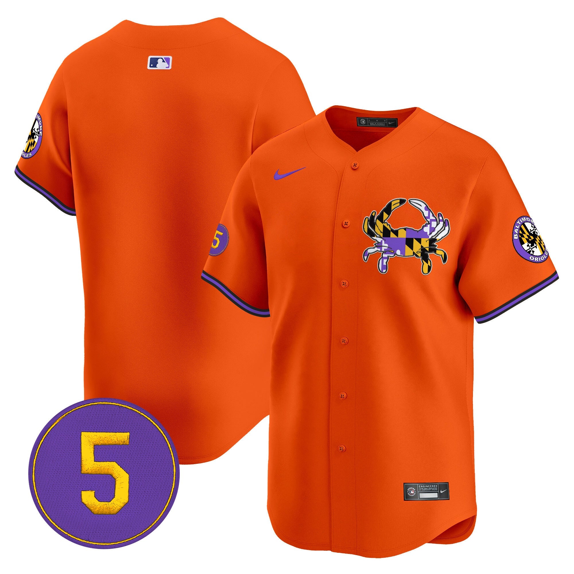 Men’s Baltimore Purple Vapor Premier Limited Jersey
