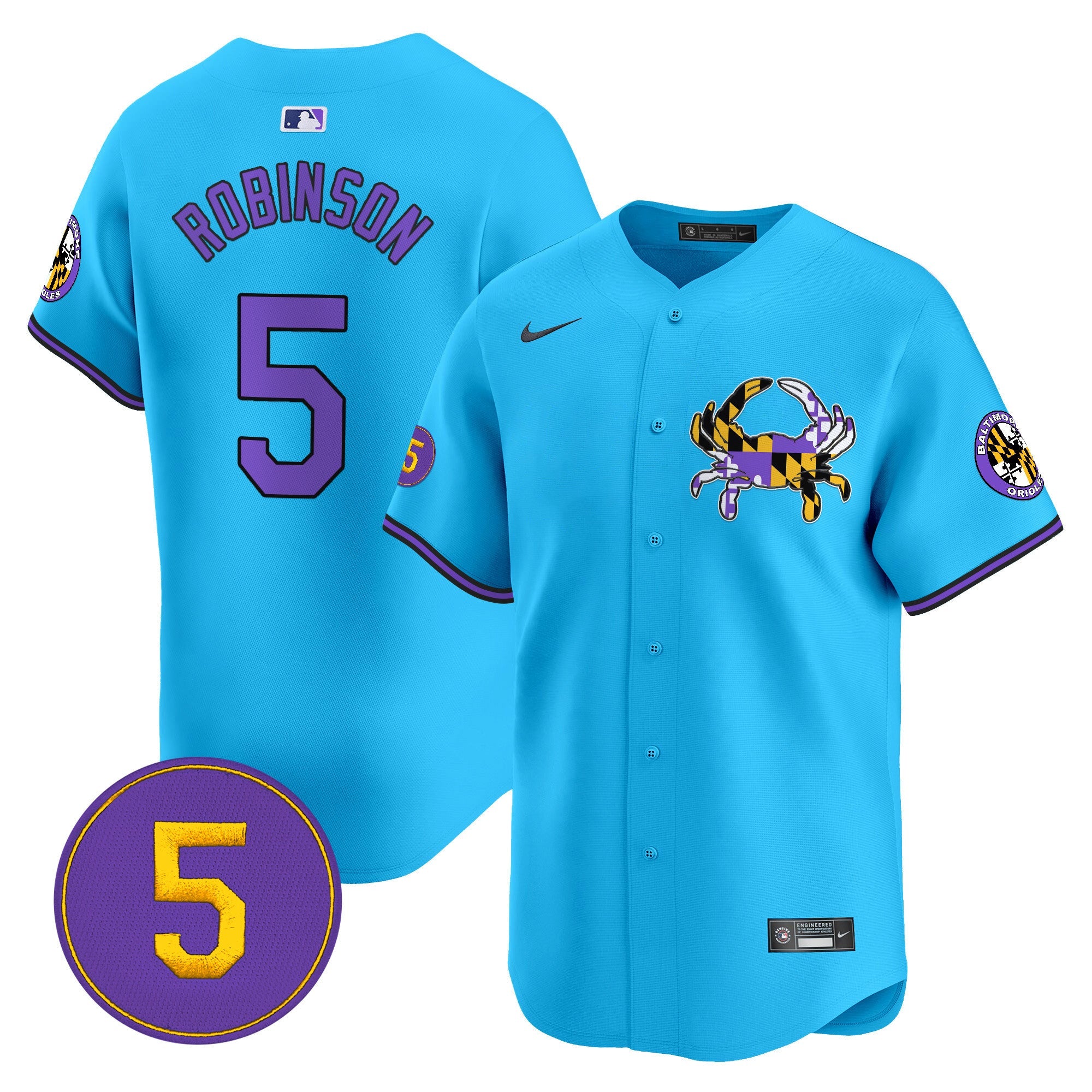 Men’s Baltimore Purple Vapor Premier Limited Jersey