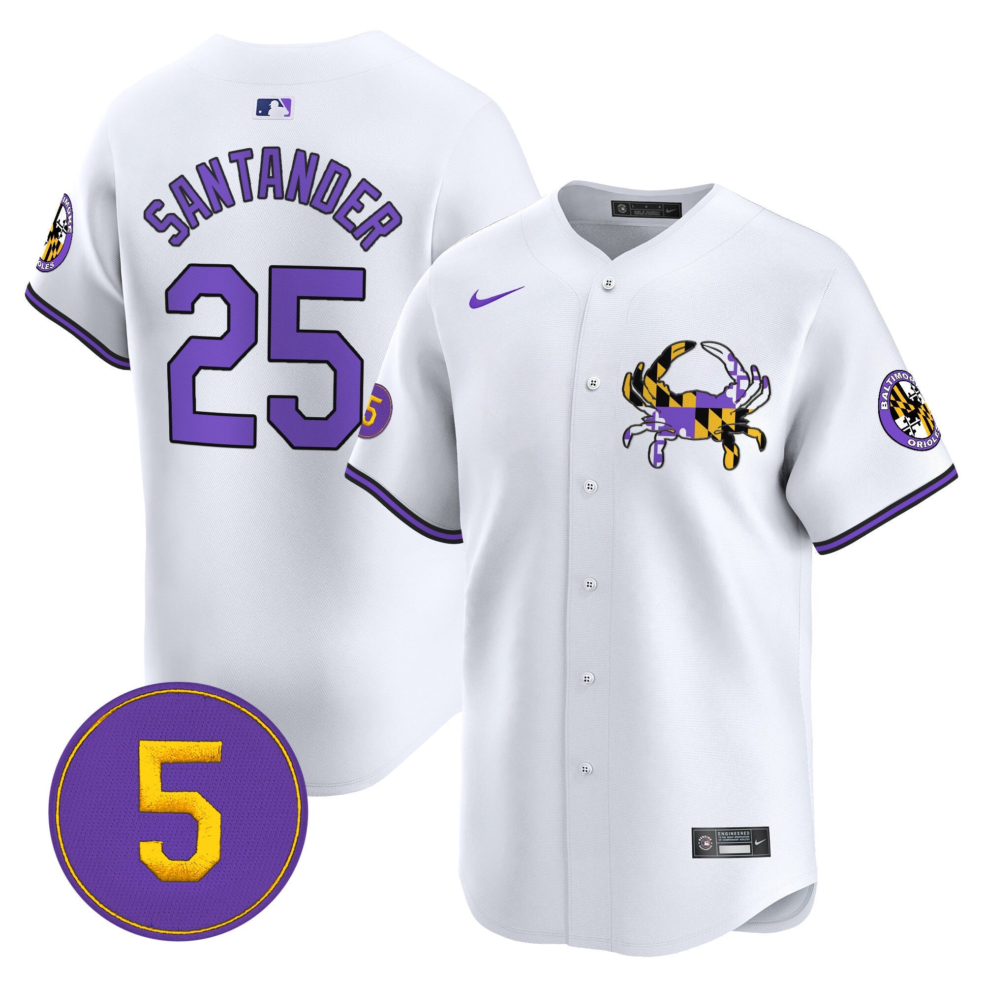 Men’s Baltimore Purple Vapor Premier Limited Jersey