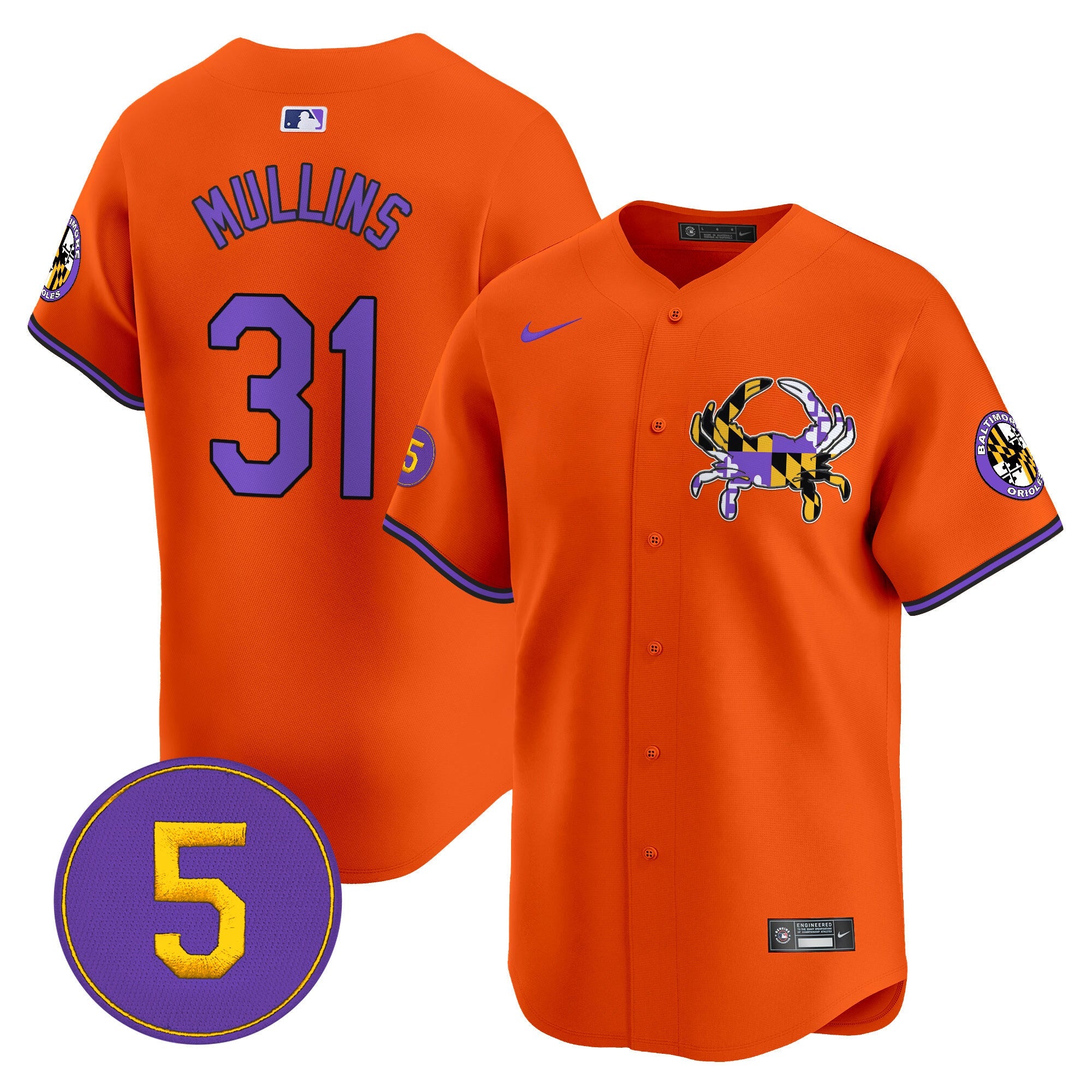 Men’s Baltimore Purple Vapor Premier Limited Jersey