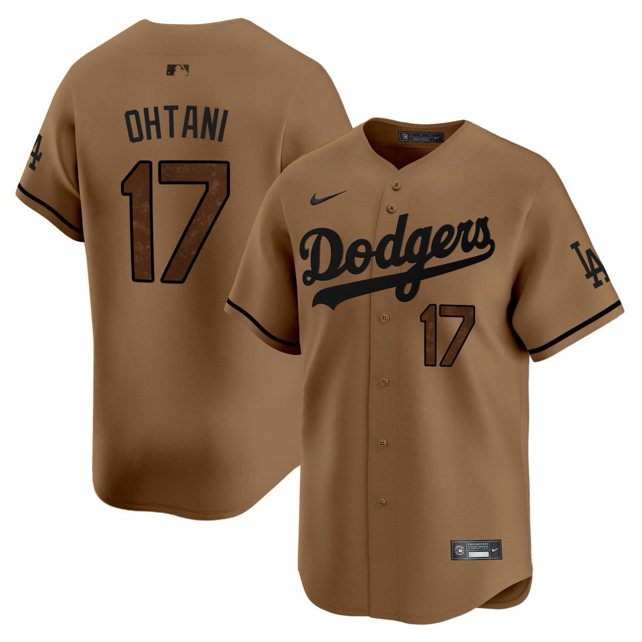 Shohei Ohtani Los Angeles Brown Jersey