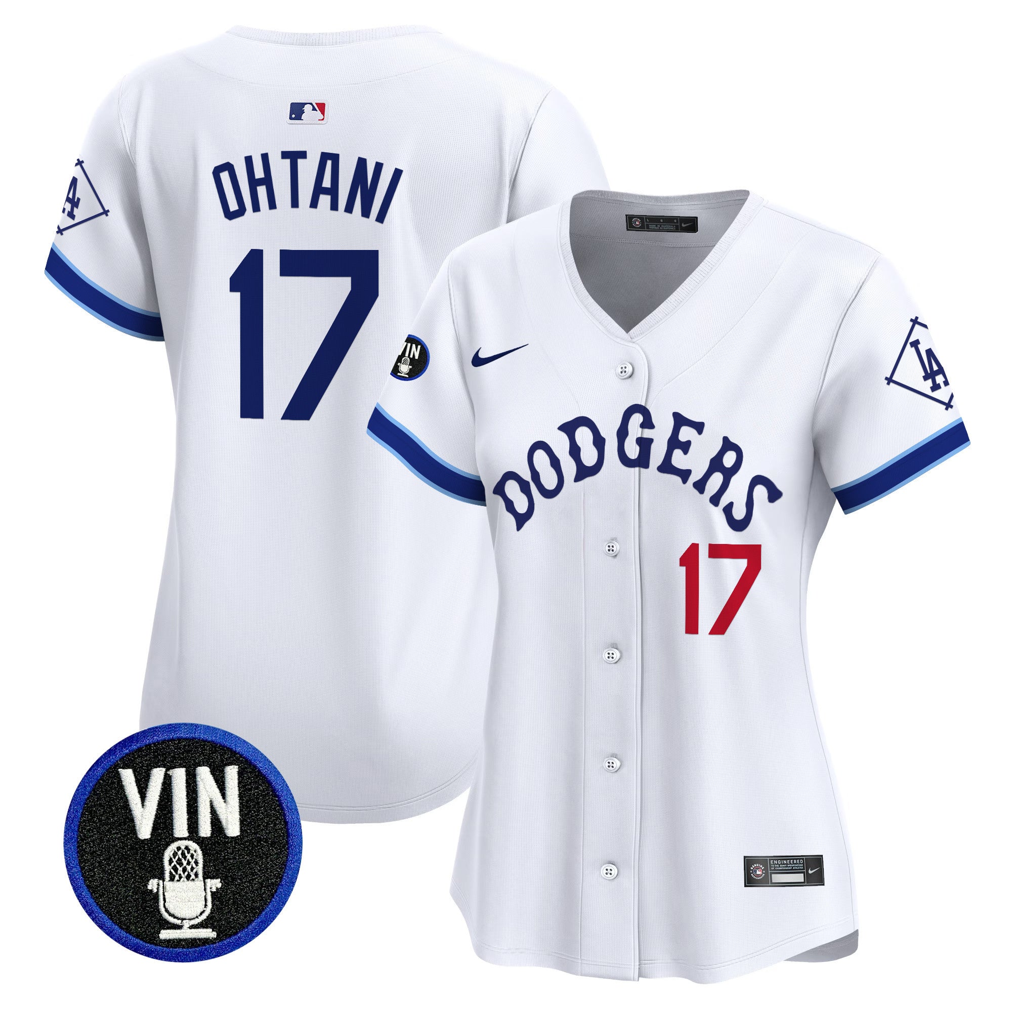 Women’s Tribute Vin Scully Patch Vapor Premier Limited Jersey