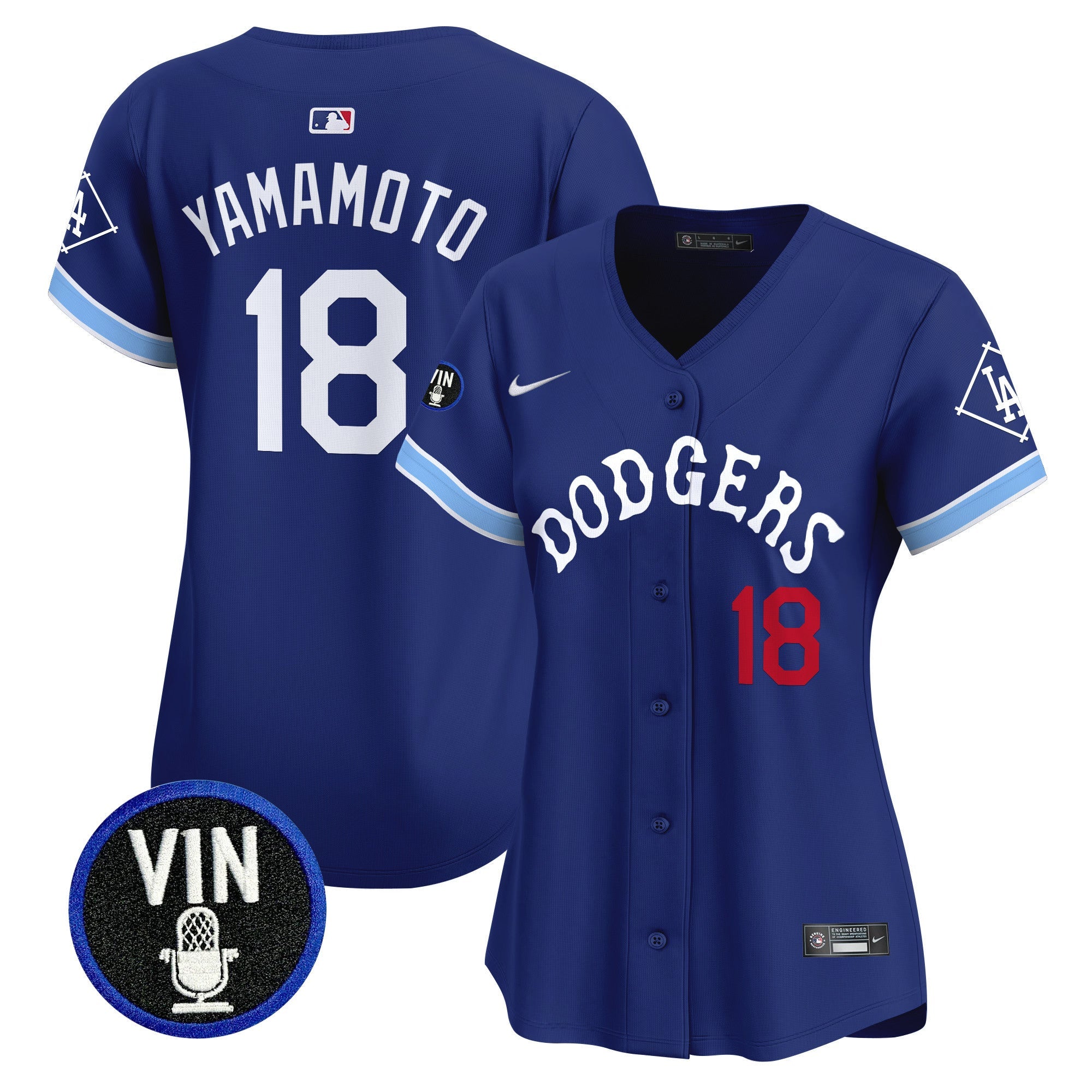 Women’s Tribute Vin Scully Patch Vapor Premier Limited Jersey
