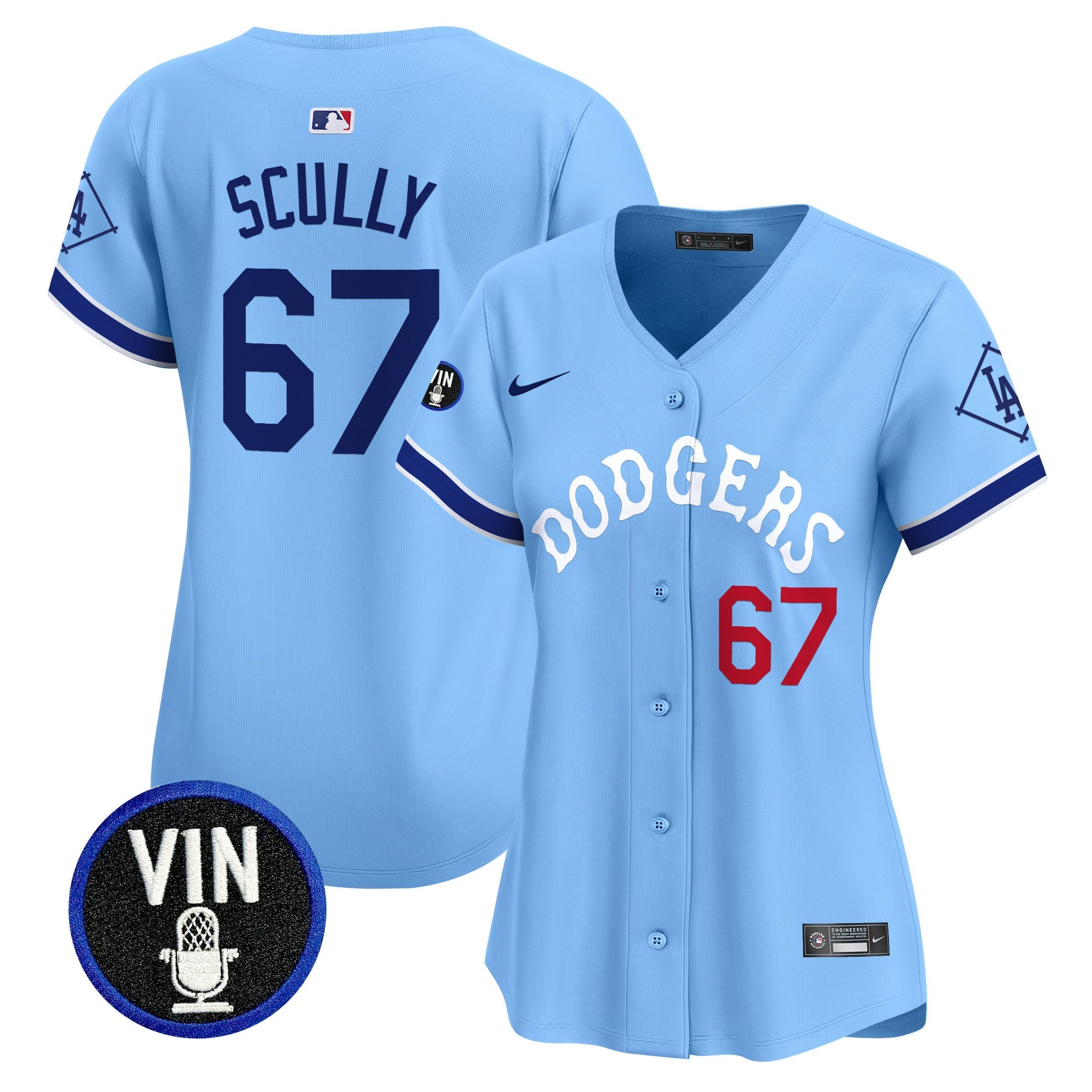 Women’s Tribute Vin Scully Patch Vapor Premier Limited Jersey